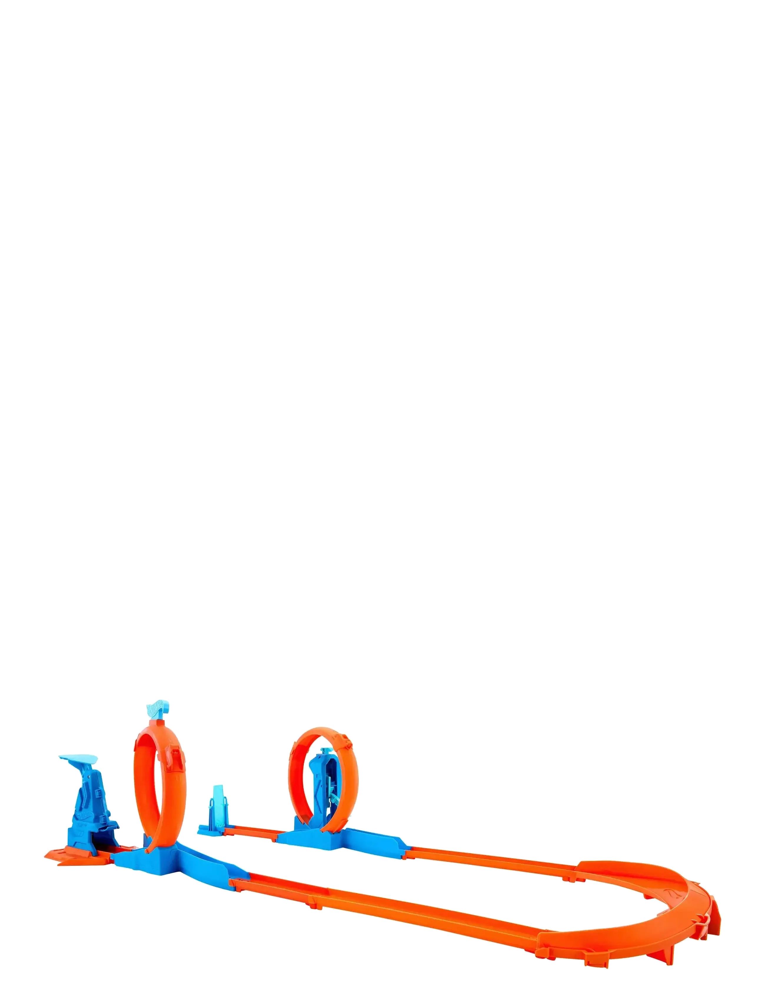 Hot Wheels - Track Builder Track Creator Triple Loop Pack & 1:64 Scale Toy Car, Track-Building Set - rennbahnen - multi color - 2