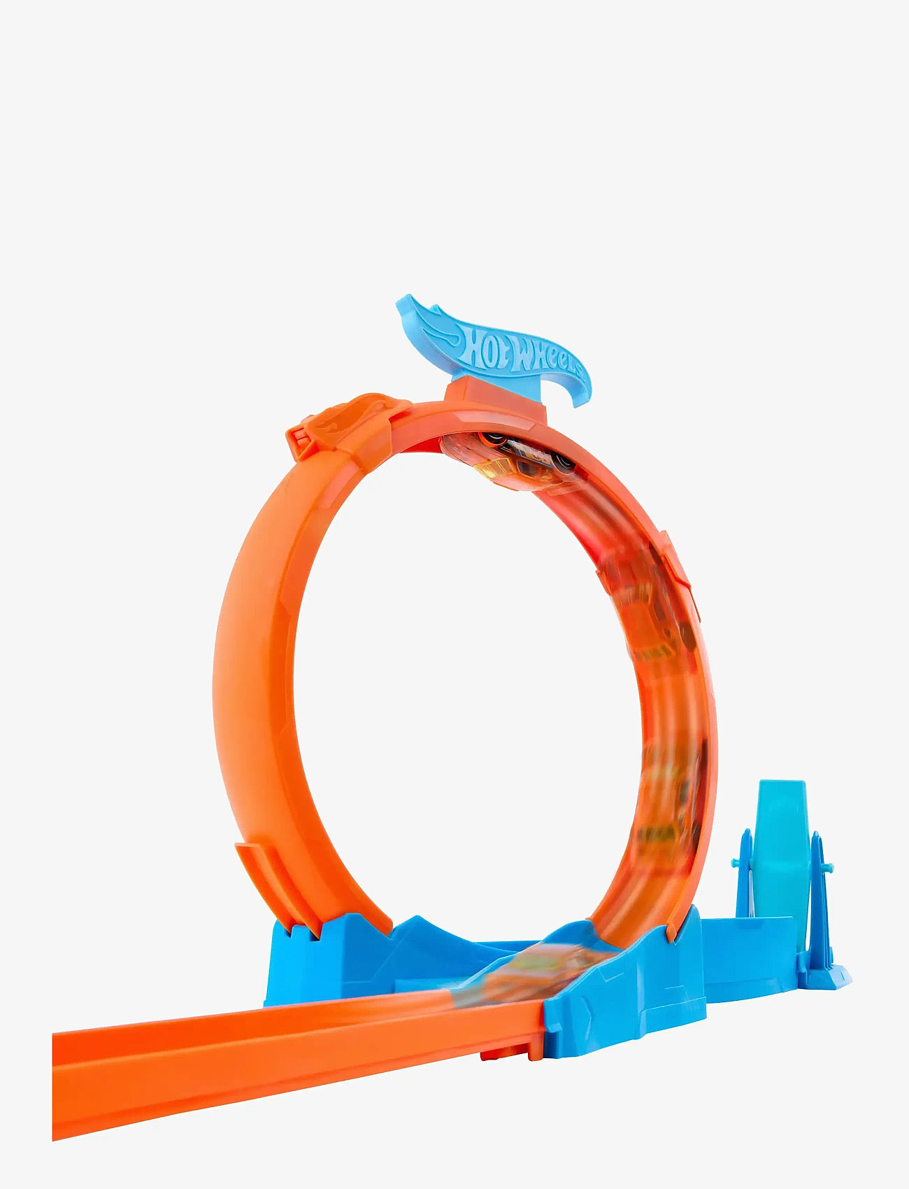 Hot Wheels - Track Builder Track Creator Triple Loop Pack & 1:64 Scale Toy Car, Track-Building Set - rennbahnen - multi color - 3