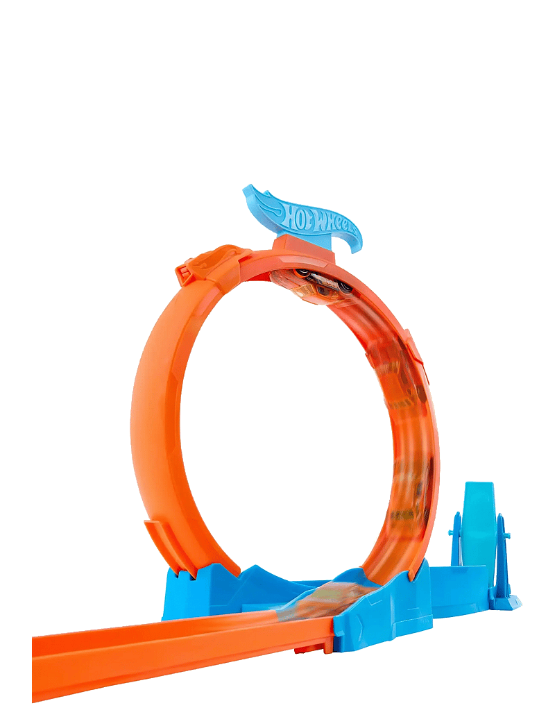 Hot Wheels - Track Builder Track Creator Triple Loop Pack & 1:64 Scale Toy Car, Track-Building Set - rennbahnen - multi color - 3