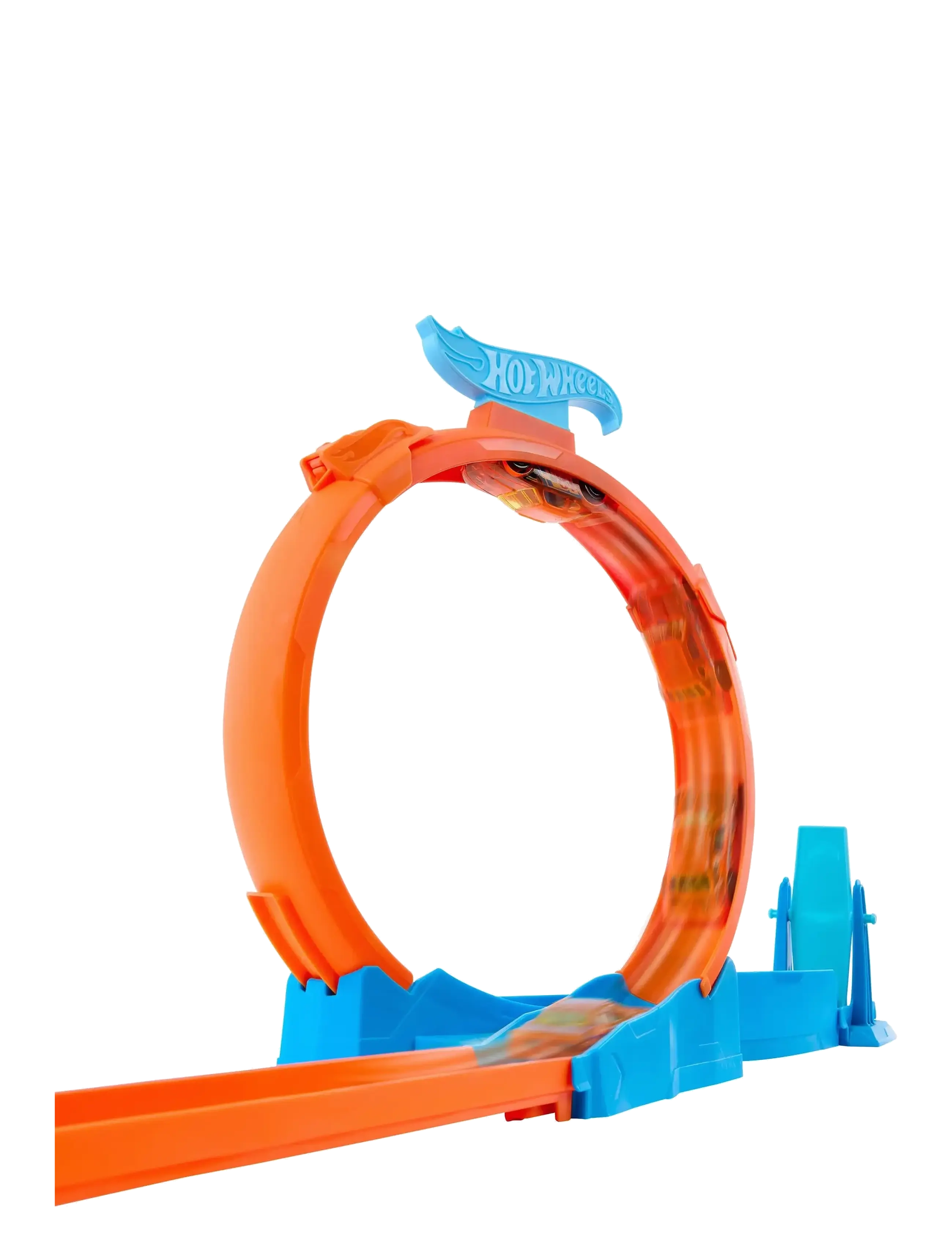 Hot Wheels - Track Builder Track Creator Triple Loop Pack & 1:64 Scale Toy Car, Track-Building Set - rennbahnen - multi color - 3