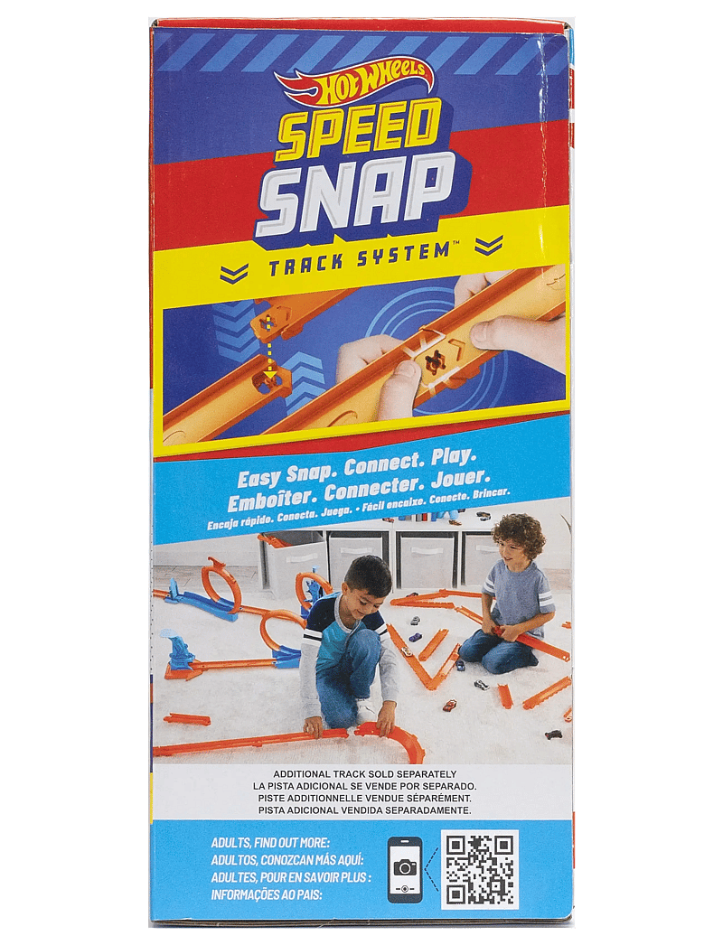 Hot Wheels - Track Builder Track Creator Triple Loop Pack & 1:64 Scale Toy Car, Track-Building Set - rennbahnen - multi color - 5