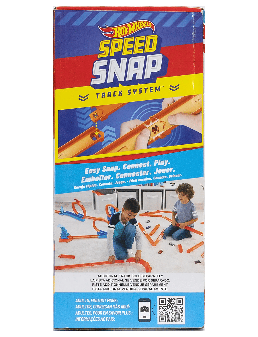 Hot Wheels - Track Builder Track Creator Triple Loop Pack & 1:64 Scale Toy Car, Track-Building Set - rennbahnen - multi color - 5