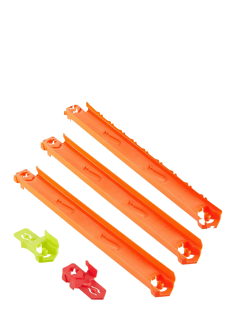 Hot Wheels - Track Builder Track Creator Straight Track Pack, 3 Feet of Speed Snap Track & 2 Adapters - rennbahnen - multi color - 3