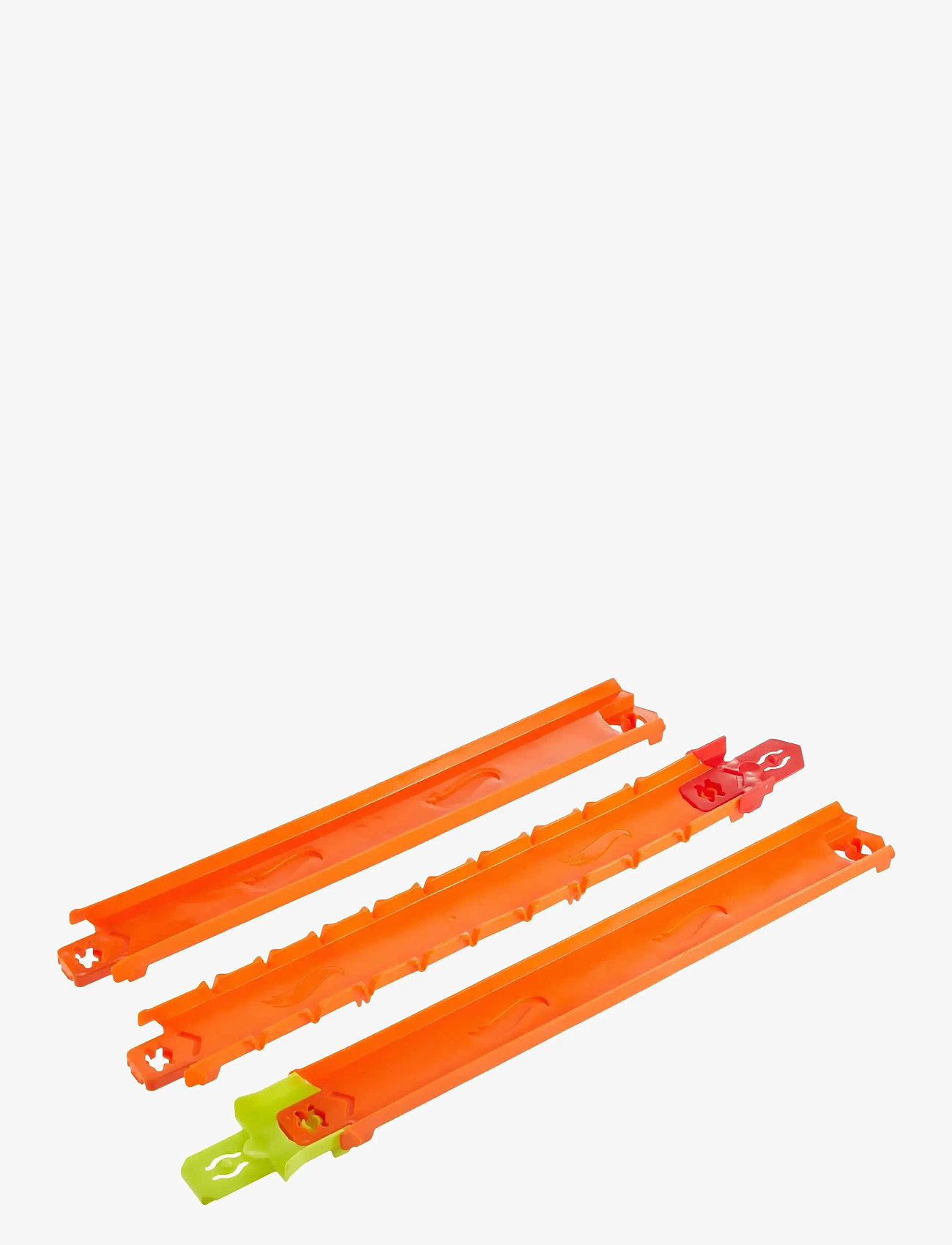Hot Wheels - Track Builder Track Creator Straight Track Pack, 3 Feet of Speed Snap Track & 2 Adapters - lenktynių trasos - multi color - 4