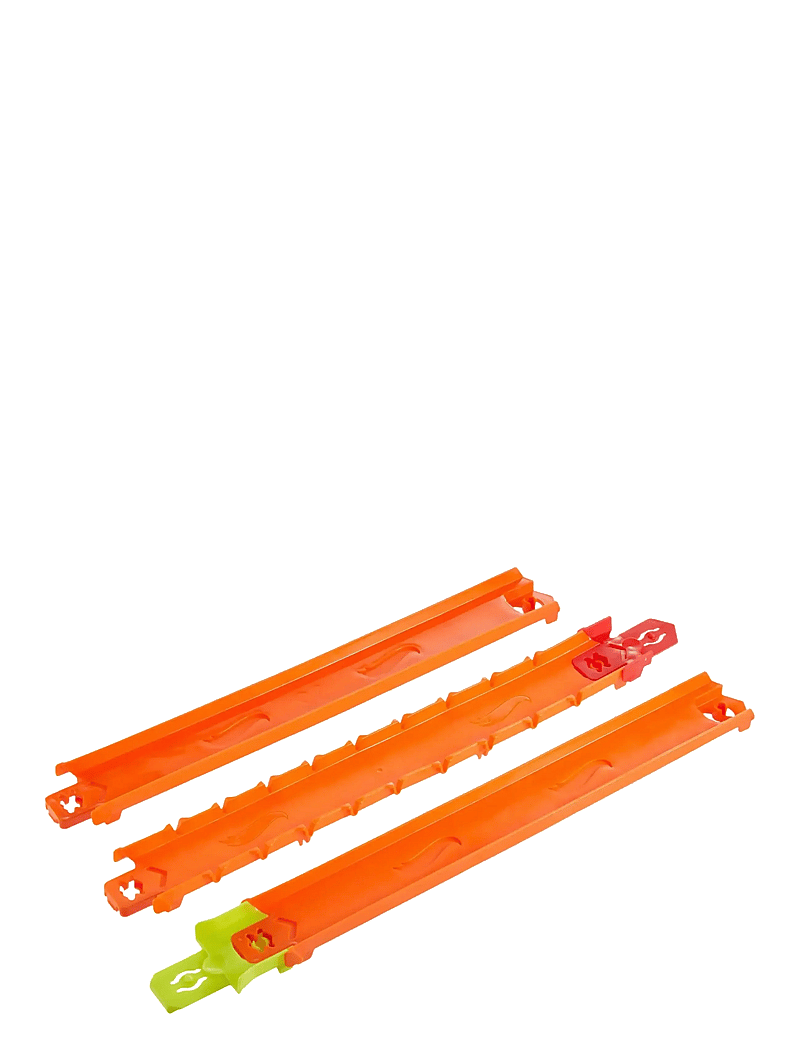 Hot Wheels - Track Builder Track Creator Straight Track Pack, 3 Feet of Speed Snap Track & 2 Adapters - najniższe ceny - multi color - 4