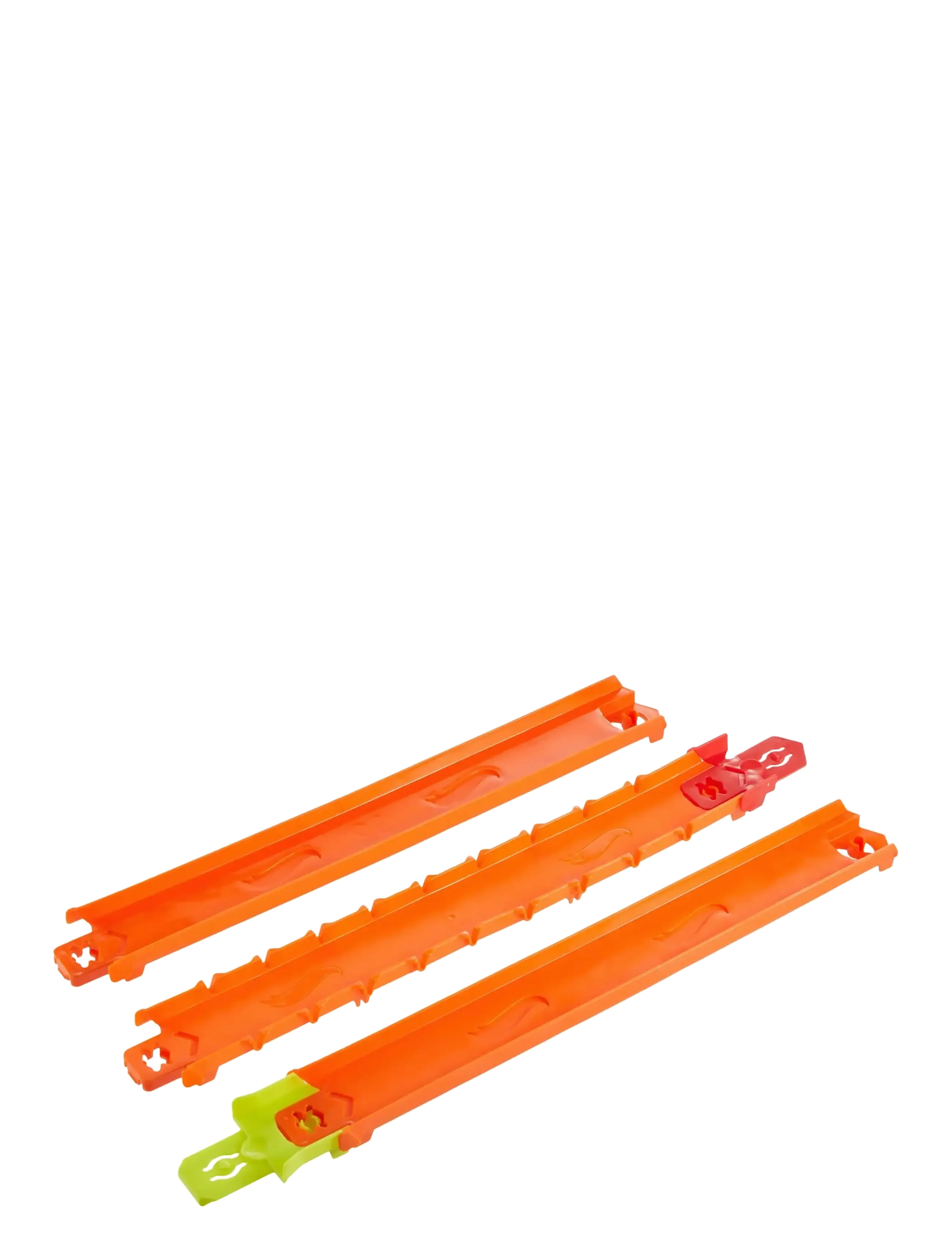 Hot Wheels - Track Builder Track Creator Straight Track Pack, 3 Feet of Speed Snap Track & 2 Adapters - rennbahnen - multi color - 4