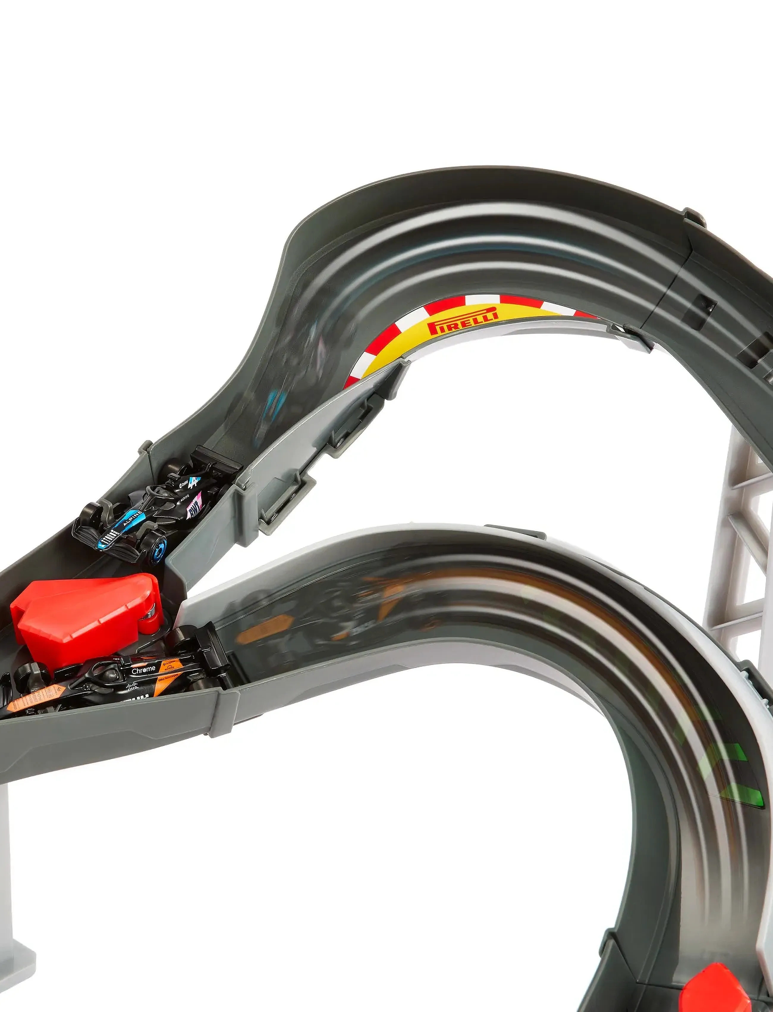 Hot Wheels - Racing Formula 1 Sprint Race Circuit Track Set with 3 Die-Cast Toy Cars in 1:64 Scale - tory wyścigowe - multi color - 5