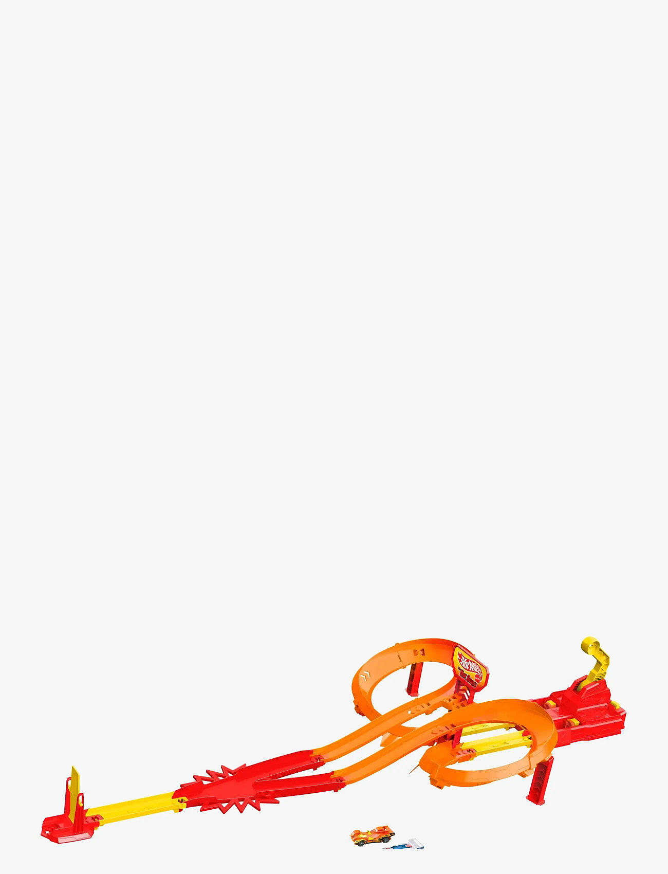 Hot Wheels - Action The Hot Ones Crash Speedway Frenzy Track Set with 2 1:64 Scale Die-Cast Toy Cars - race tracks - multicolor - 1