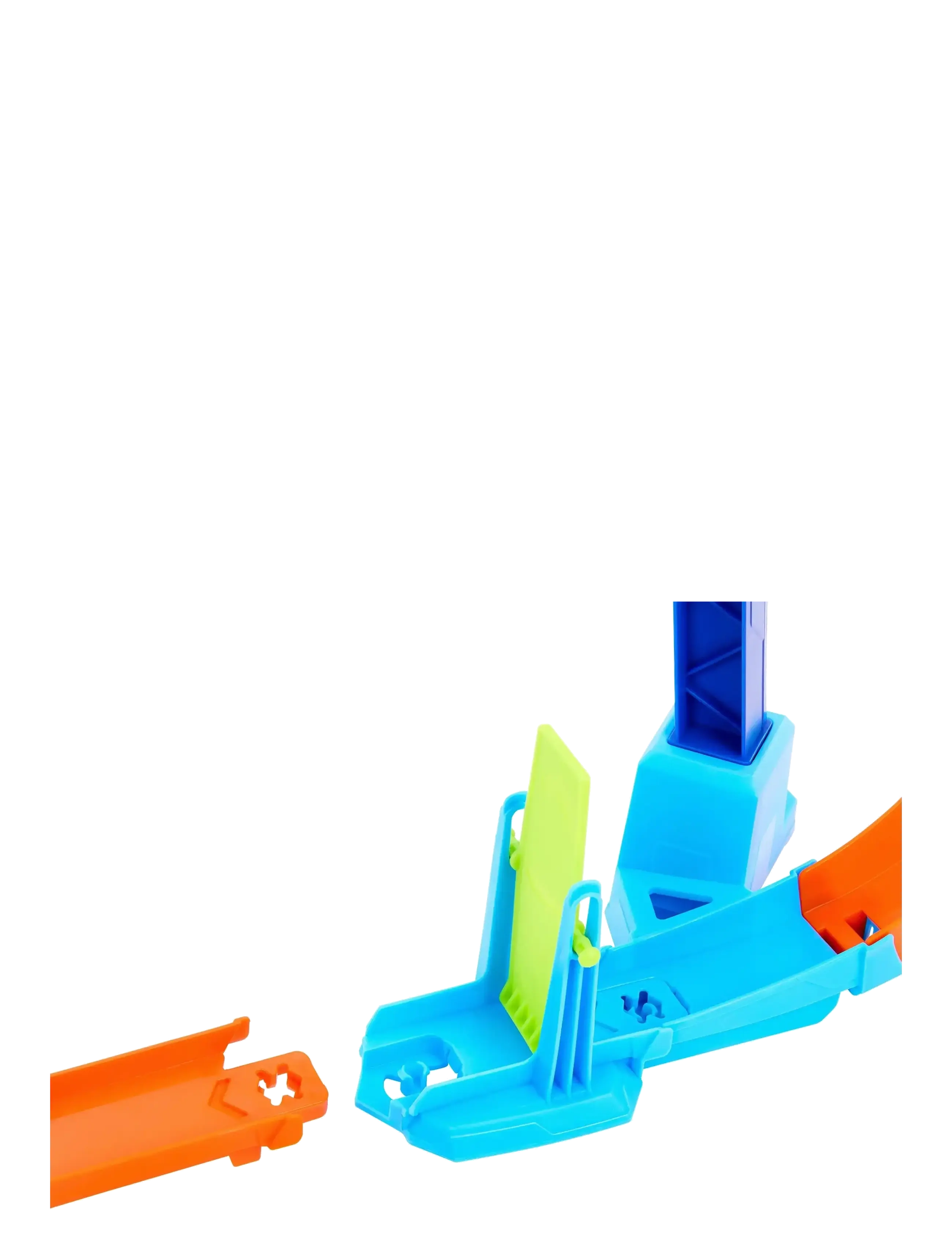 Hot Wheels - Stunt Tracks Corkscrew Jump Champion Track Set & 1:64 Scale Toy Car, Speed Snap Track - multi color - 3