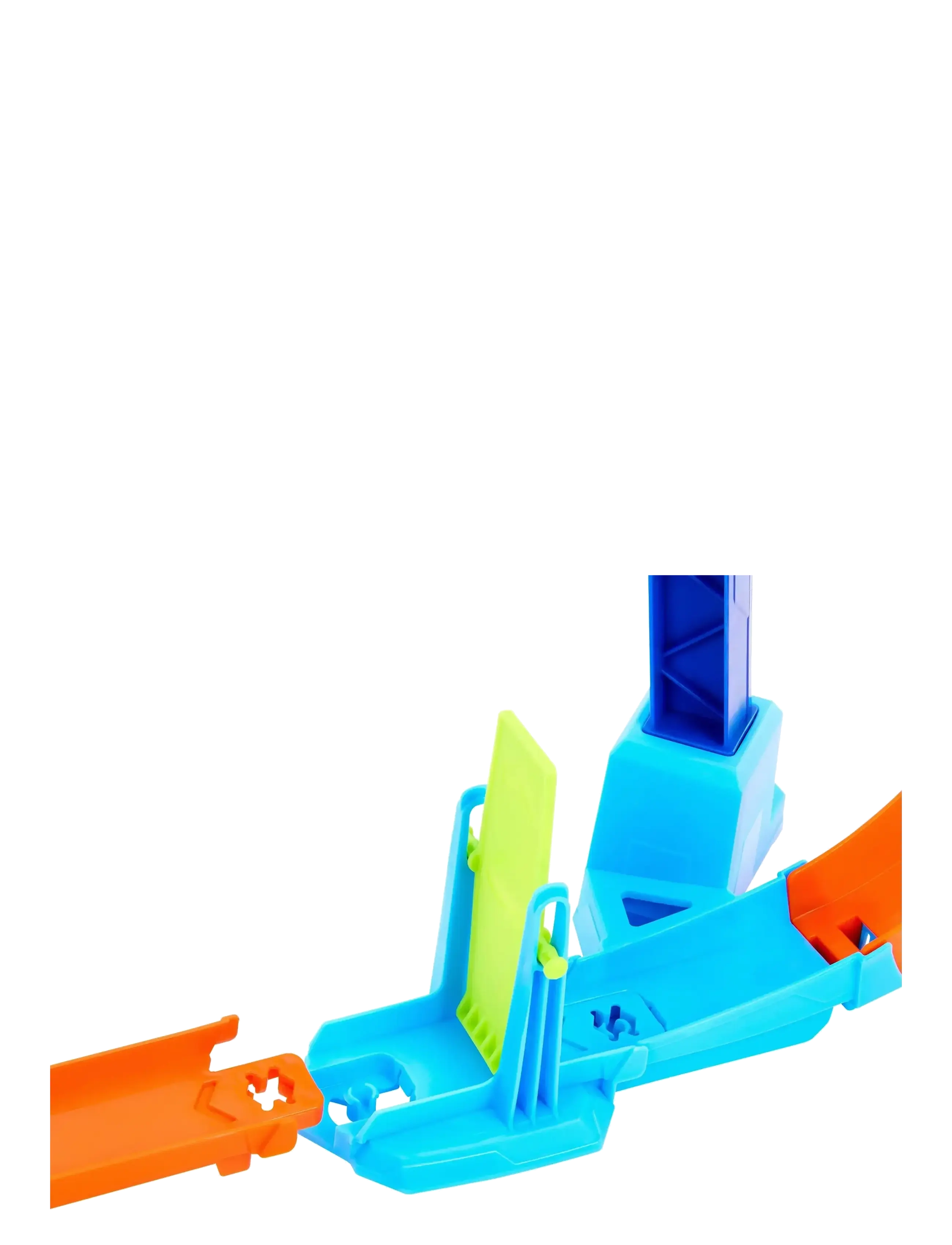 Hot Wheels - Stunt Tracks Corkscrew Jump Champion Track Set & 1:64 Scale Toy Car, Speed Snap Track - multi color - 4