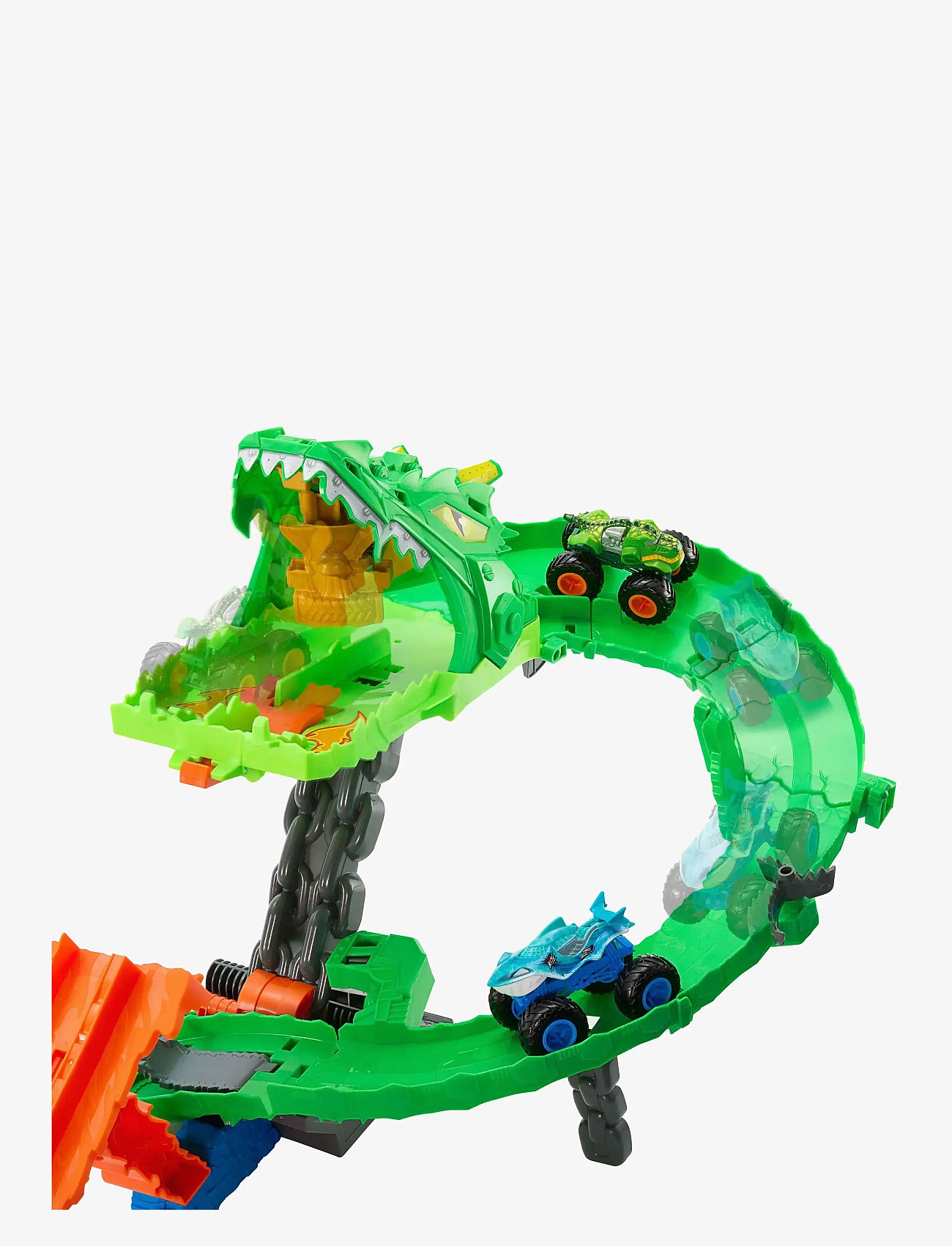 Hot Wheels - HWMT Sharks vs. Dinos Dragon Destruction - racerbaner - multi color - 2