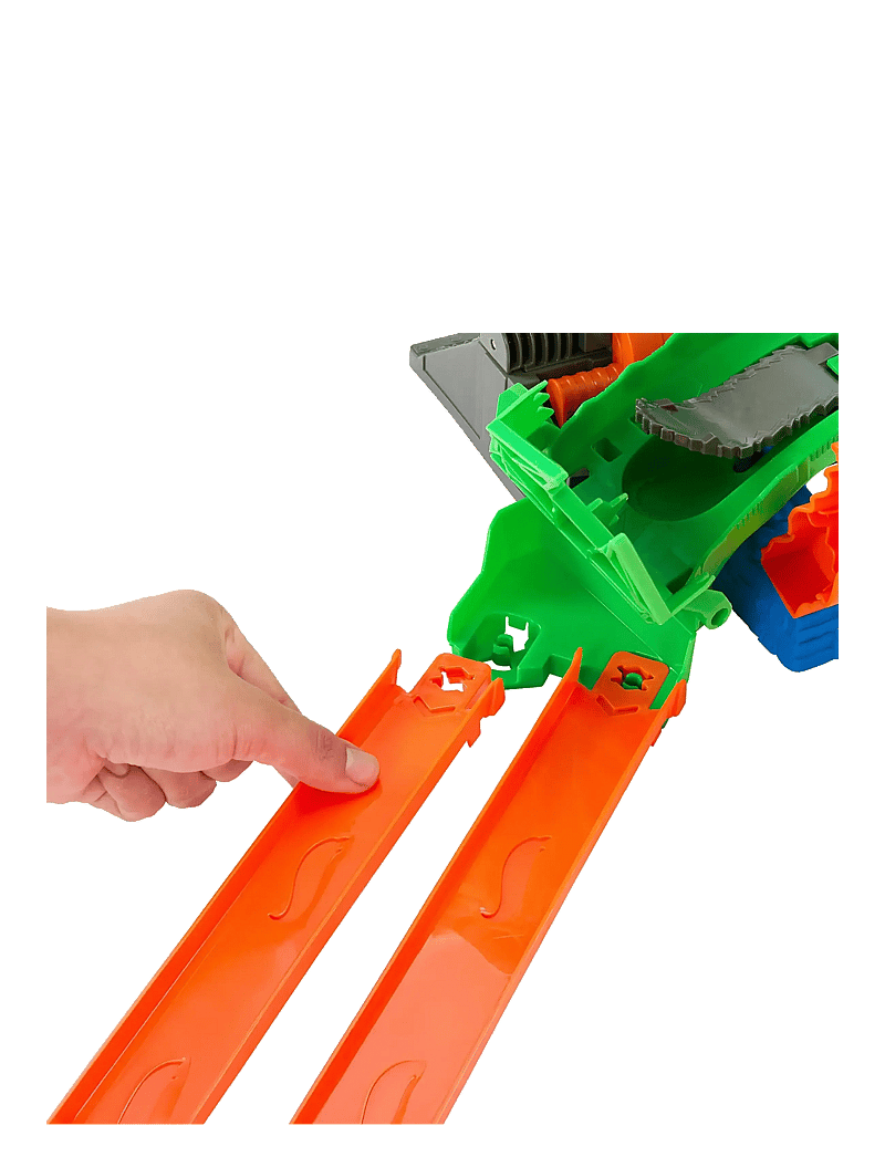 Hot Wheels - Monster Trucks Sharks vs. Dinos Dragon Destruction Playset & 2 Toy Trucks - rennbahnen - multi color - 3