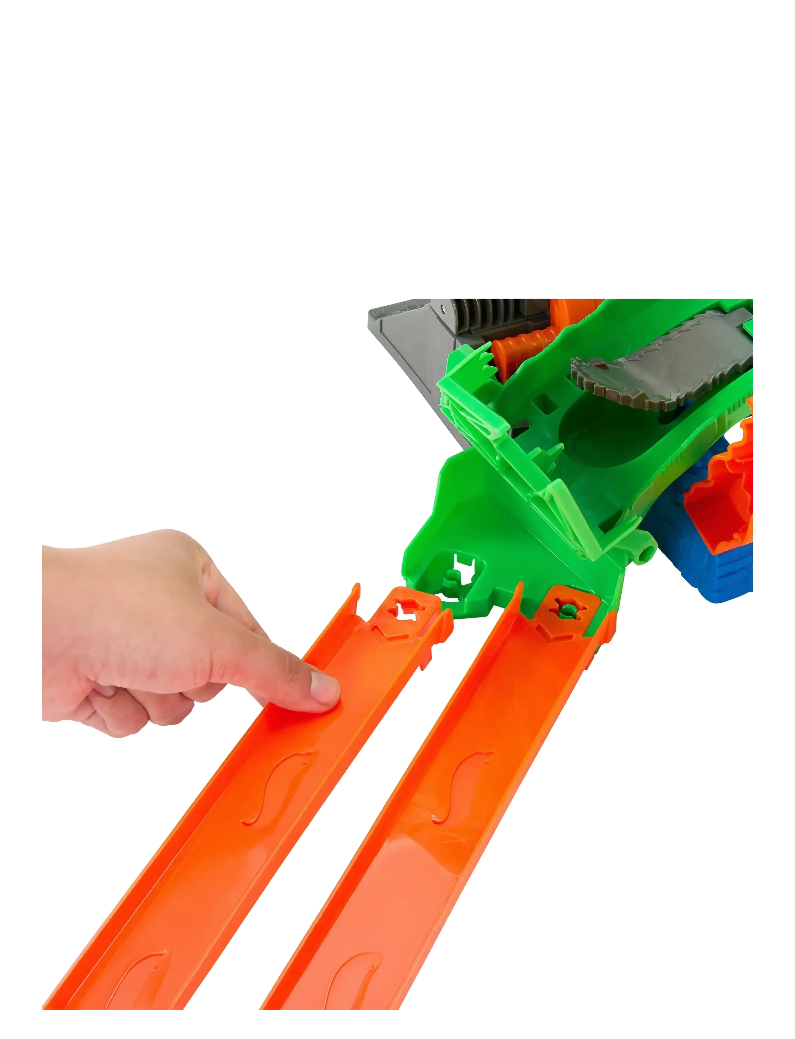 Hot Wheels - Monster Trucks Sharks vs. Dinos Dragon Destruction Playset & 2 Toy Trucks - bilbanor - multi color - 3