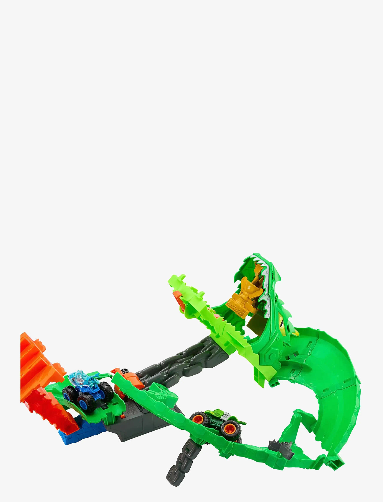 Hot Wheels - HWMT Sharks vs. Dinos Dragon Destruction - racerbaner - multi color - 4