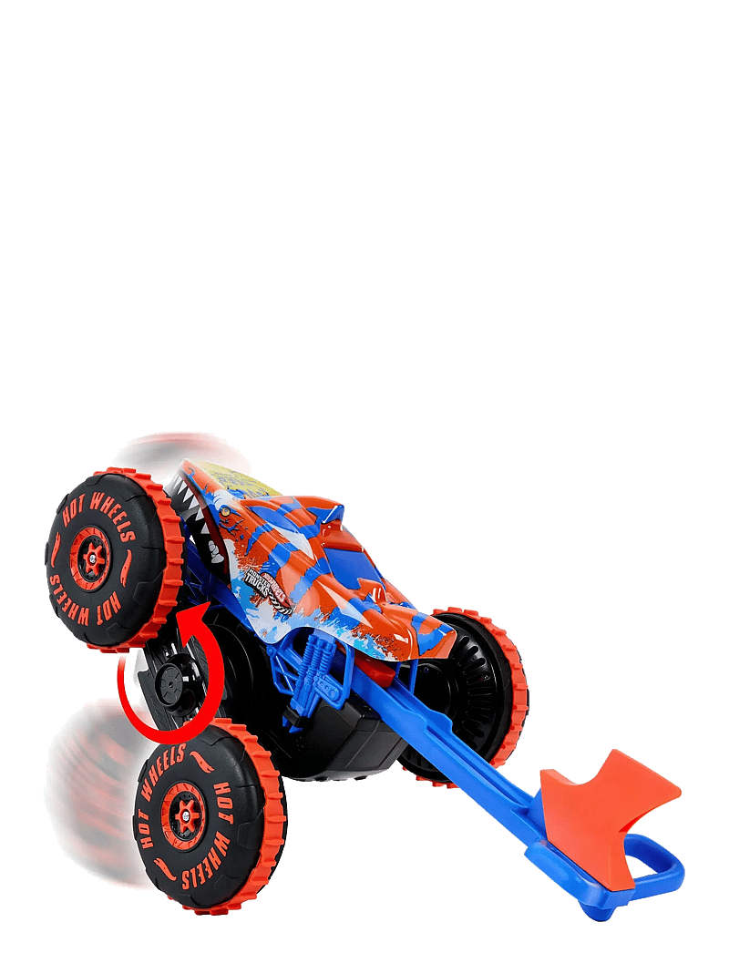 Hot Wheels - Monster Trucks Tiger Shark Climber RC Vehicle, Battery-Powered Remote-Control Toy Truck - spielzeugautos - multi color - 4