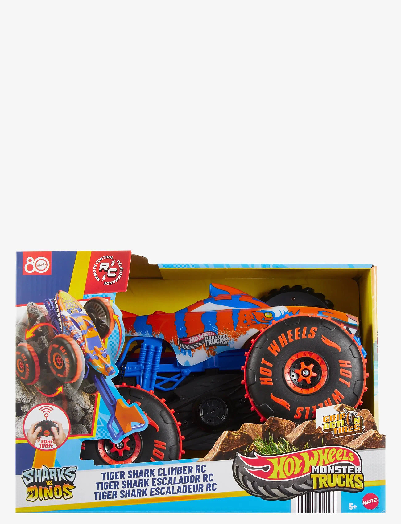 Hot Wheels - HWMT RC Tiger Shark Climber - legetøjsbiler - multi color - 5