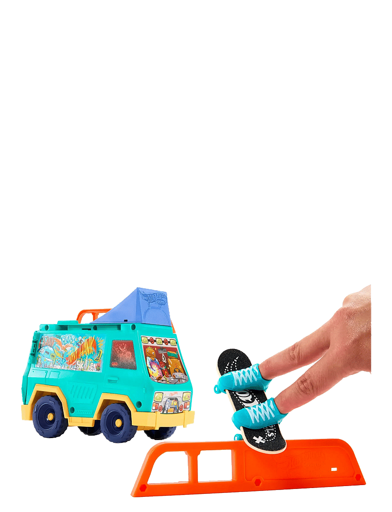 Hot Wheels - Skate Tony Hawk Skate Van Playset with Exclusive Fingerboard & Removable Skate Shoes - spielzeugautos - multi color - 1