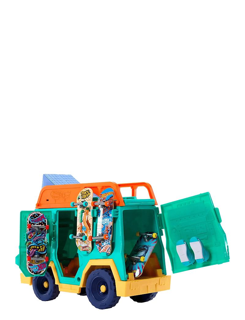 Hot Wheels - Skate Tony Hawk Skate Van Playset with Exclusive Fingerboard & Removable Skate Shoes - spielzeugautos - multi color - 4