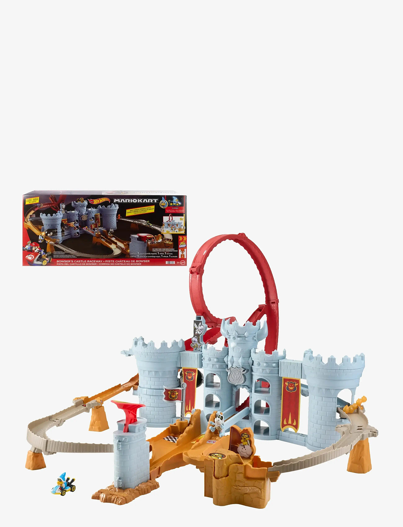 Hot Wheels - HW Mario Kart Bowser's Castle Raceway - play sets - multicolor - 1