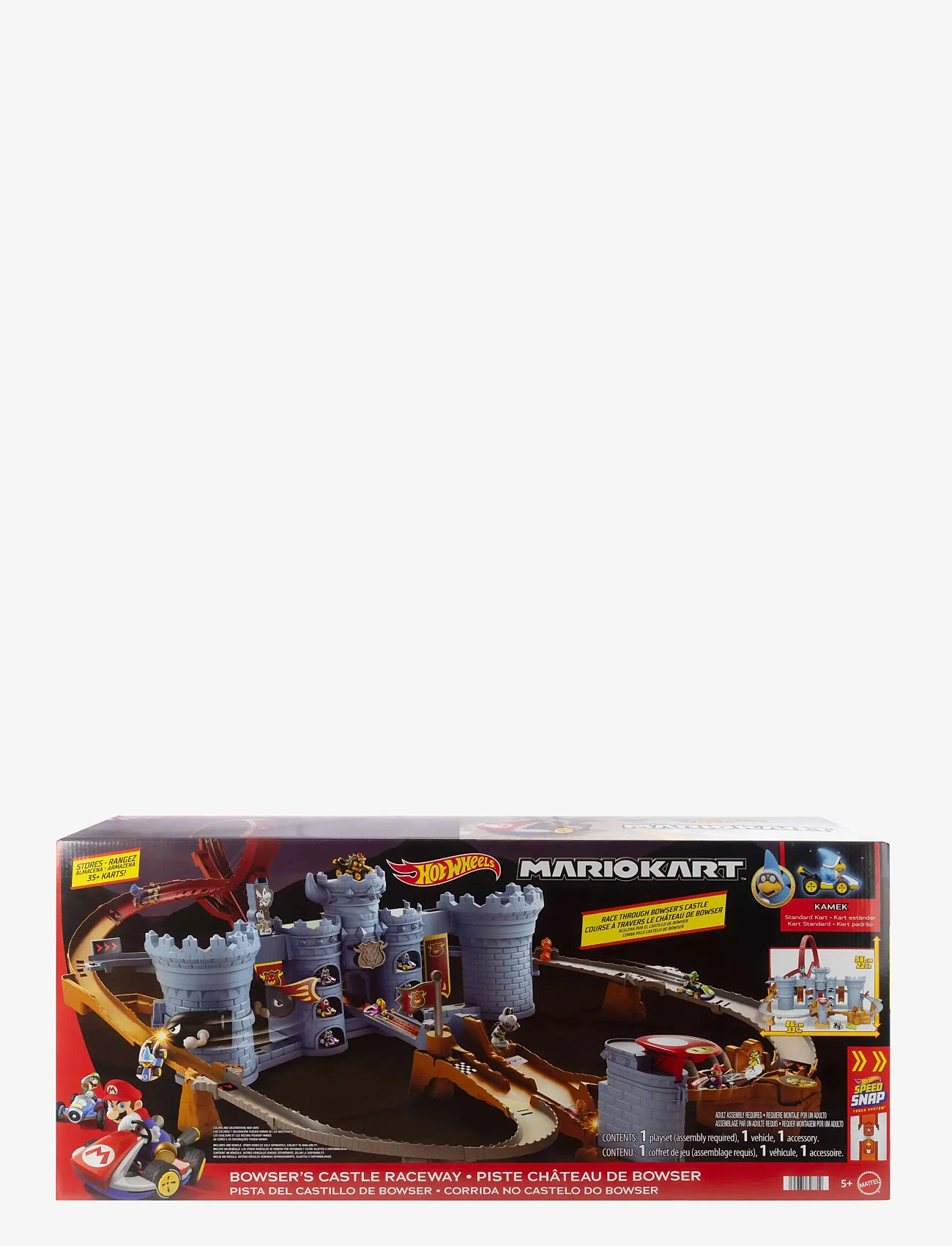 Hot Wheels - HW Mario Kart Bowser's Castle Raceway - play sets - multicolor - 4