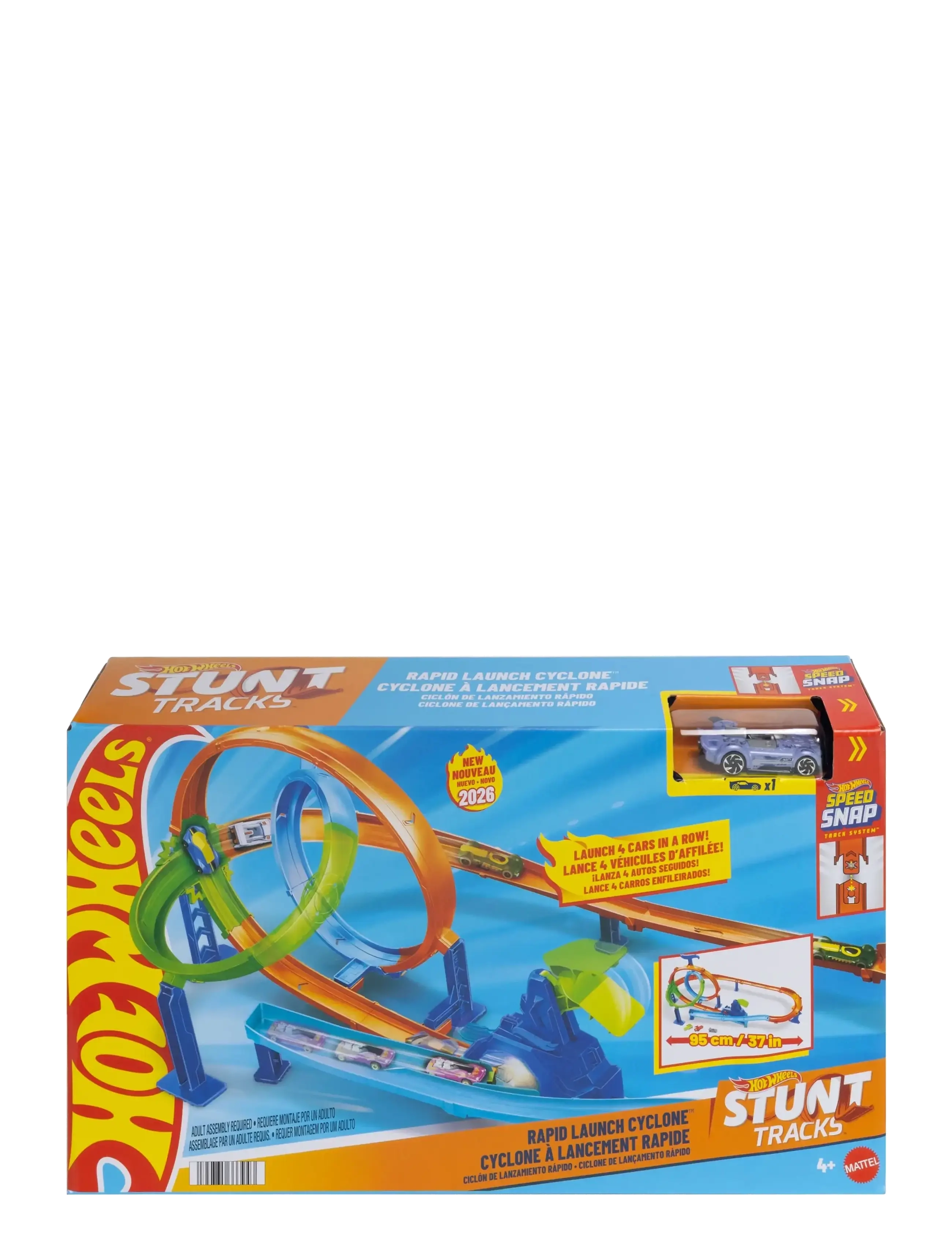 Hot Wheels - Stunt Tracks Rapid Launch Cyclone - rennbahnen - multicolor - 2