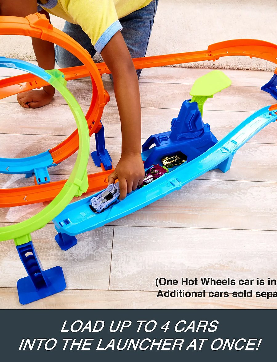 Hot Wheels - Stunt Tracks Rapid Launch Cyclone - rennbahnen - multicolor - 3