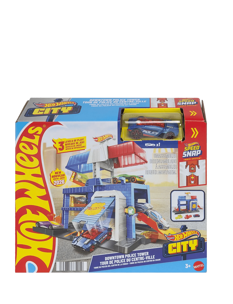 Hot Wheels - City Downtown Police Tower - garagen - multicolor - 4