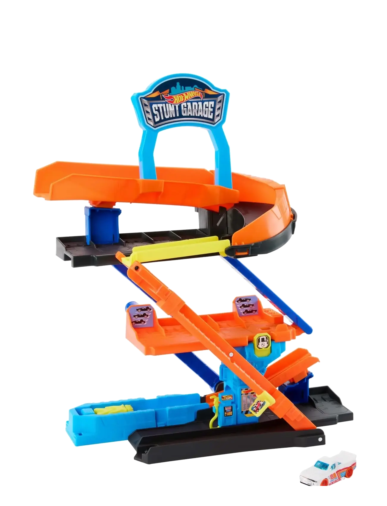 Hot Wheels City Transforming Stunt Garage - Leksaksfordon & Bilar - MULTICOLOR / multi