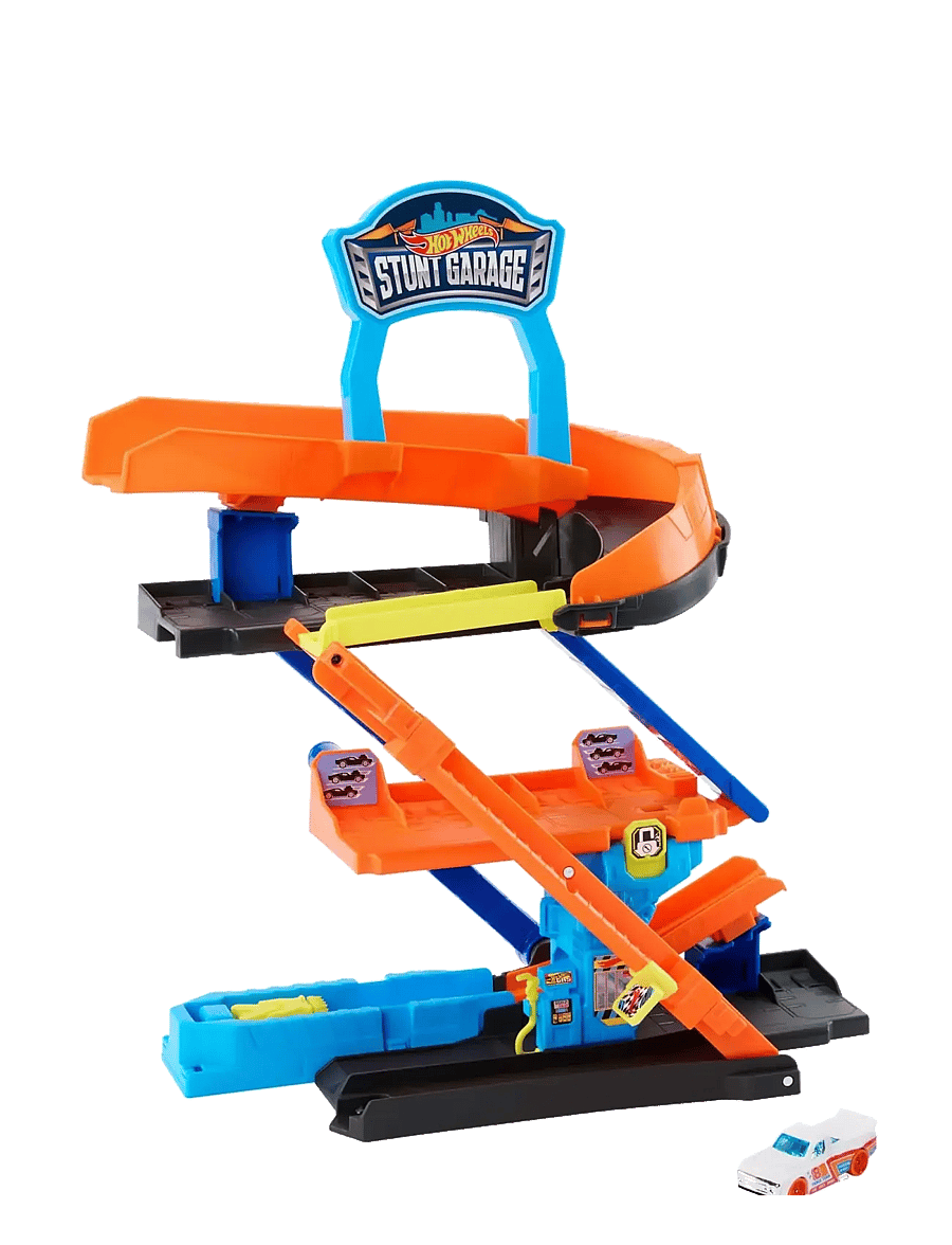 Hot Wheels - City Transforming Stunt Garage - legetøjsgarager - multicolor - 1