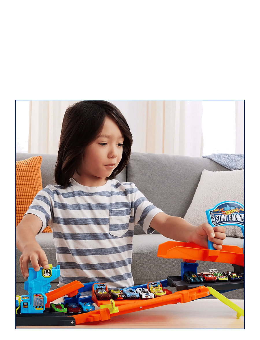 Hot Wheels - City Transforming Stunt Garage - legetøjsgarager - multicolor - 2