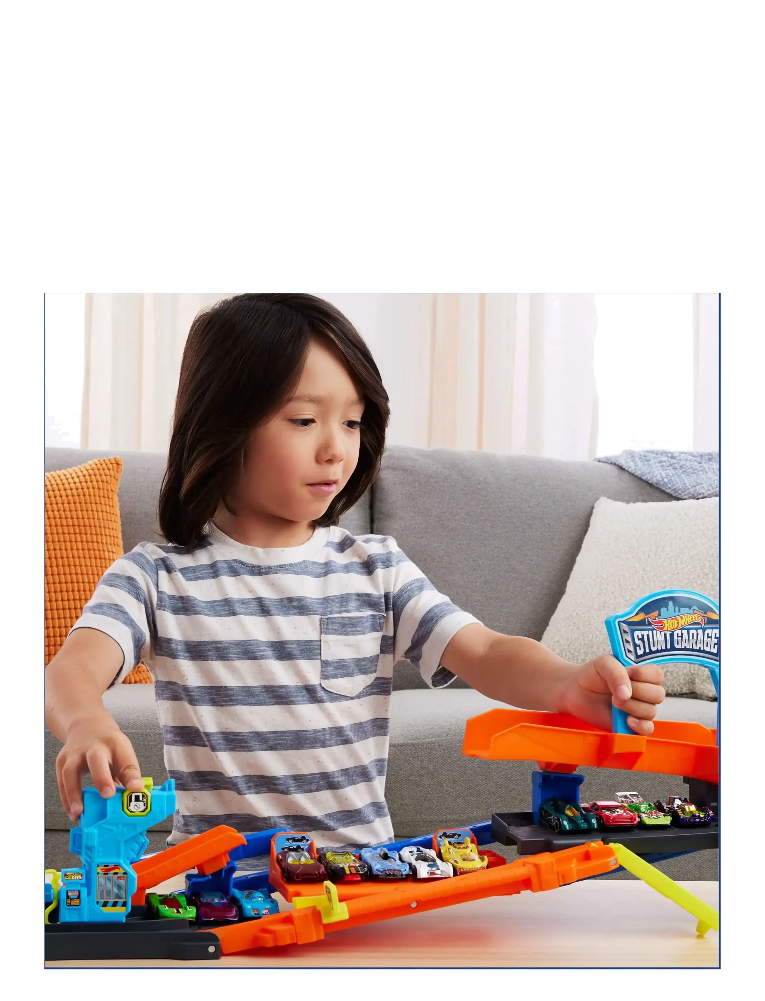 Hot Wheels City Transforming Stunt Garage, One Size, Toy Cars & Vehicles, Mehrfarbig/gemustert - Vehicle Garages, Kinder