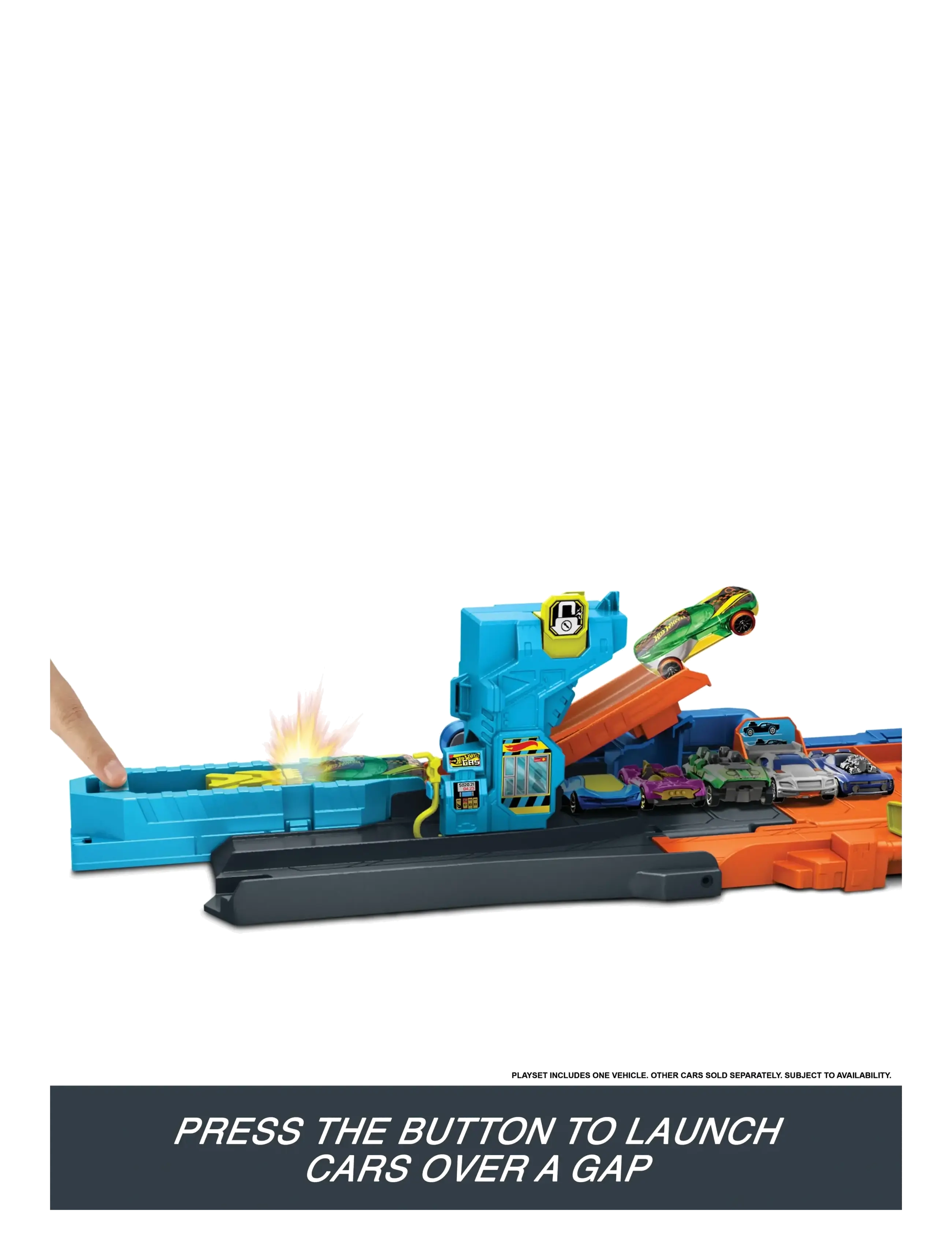 Hot Wheels - City Transforming Stunt Garage - legetøjsgarager - multicolor - 2