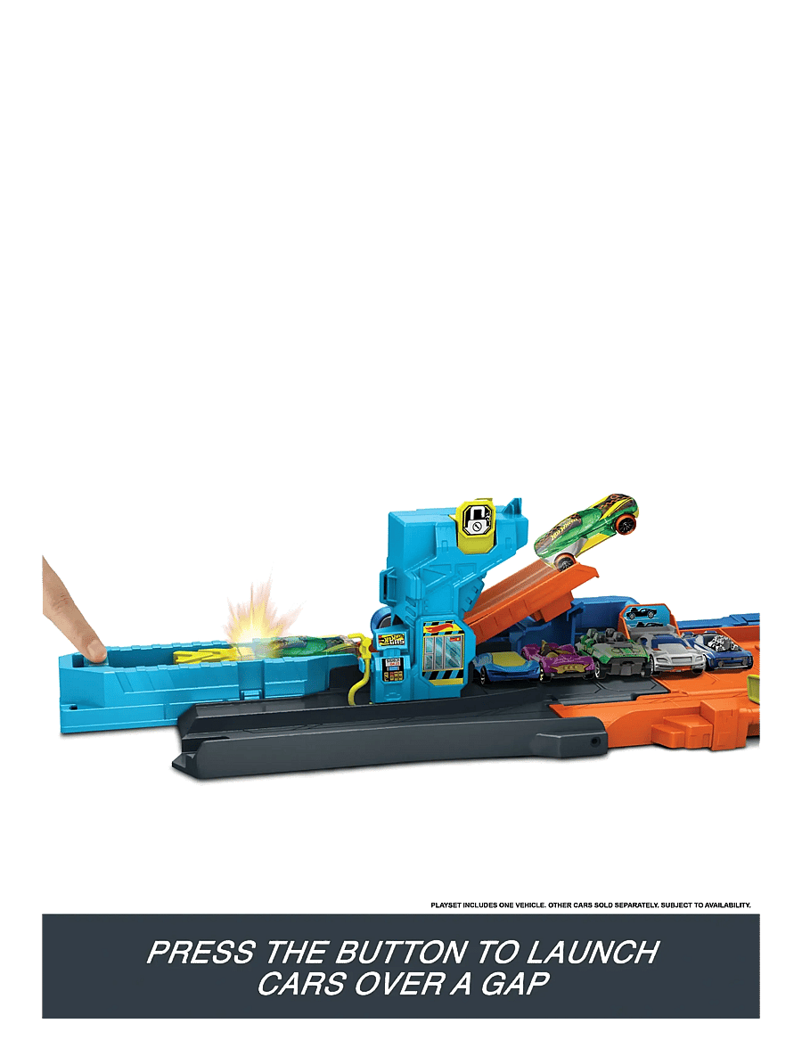 Hot Wheels - City Transforming Stunt Garage - legetøjsgarager - multicolor - 2