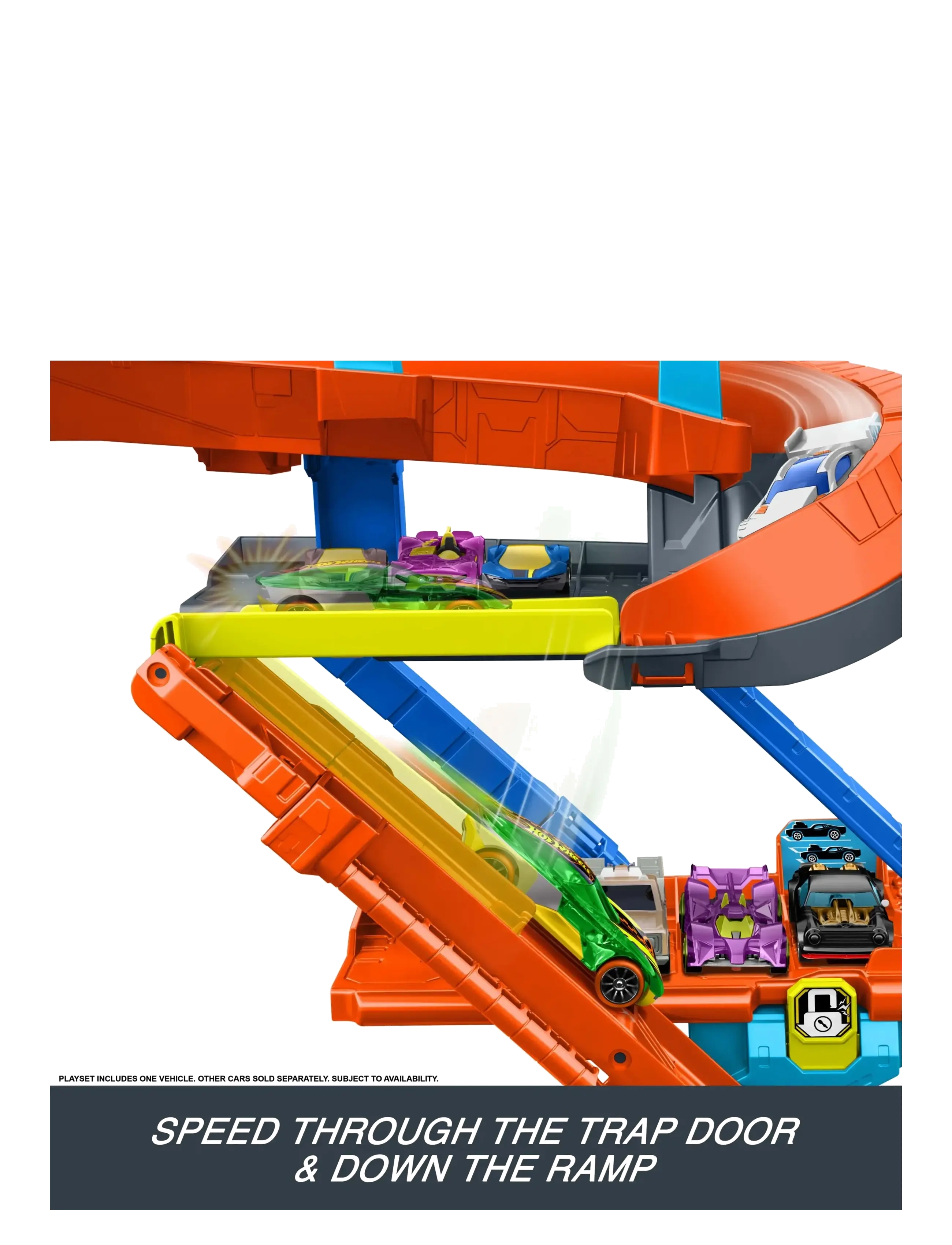 Hot Wheels - City Transforming Stunt Garage - legetøjsgarager - multicolor - 4