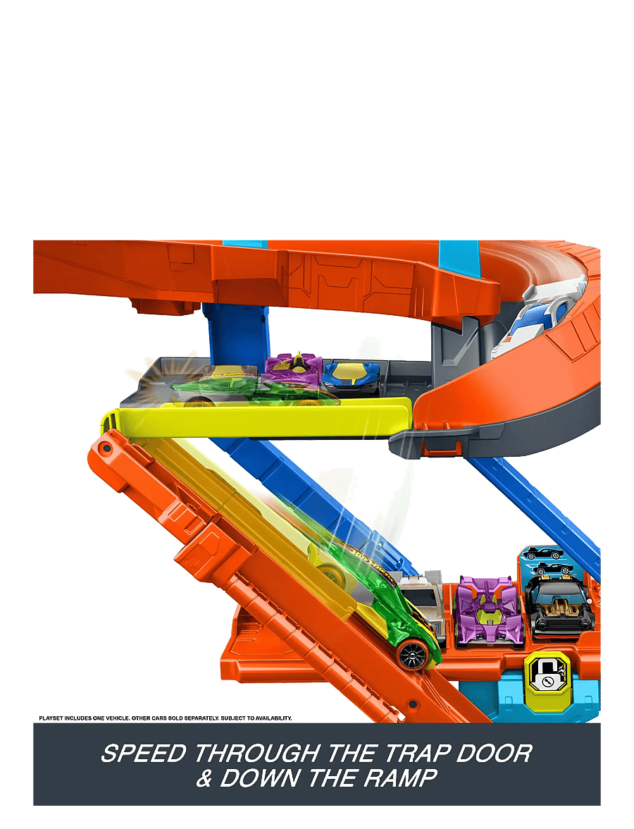 Hot Wheels - City Transforming Stunt Garage - legetøjsgarager - multicolor - 4