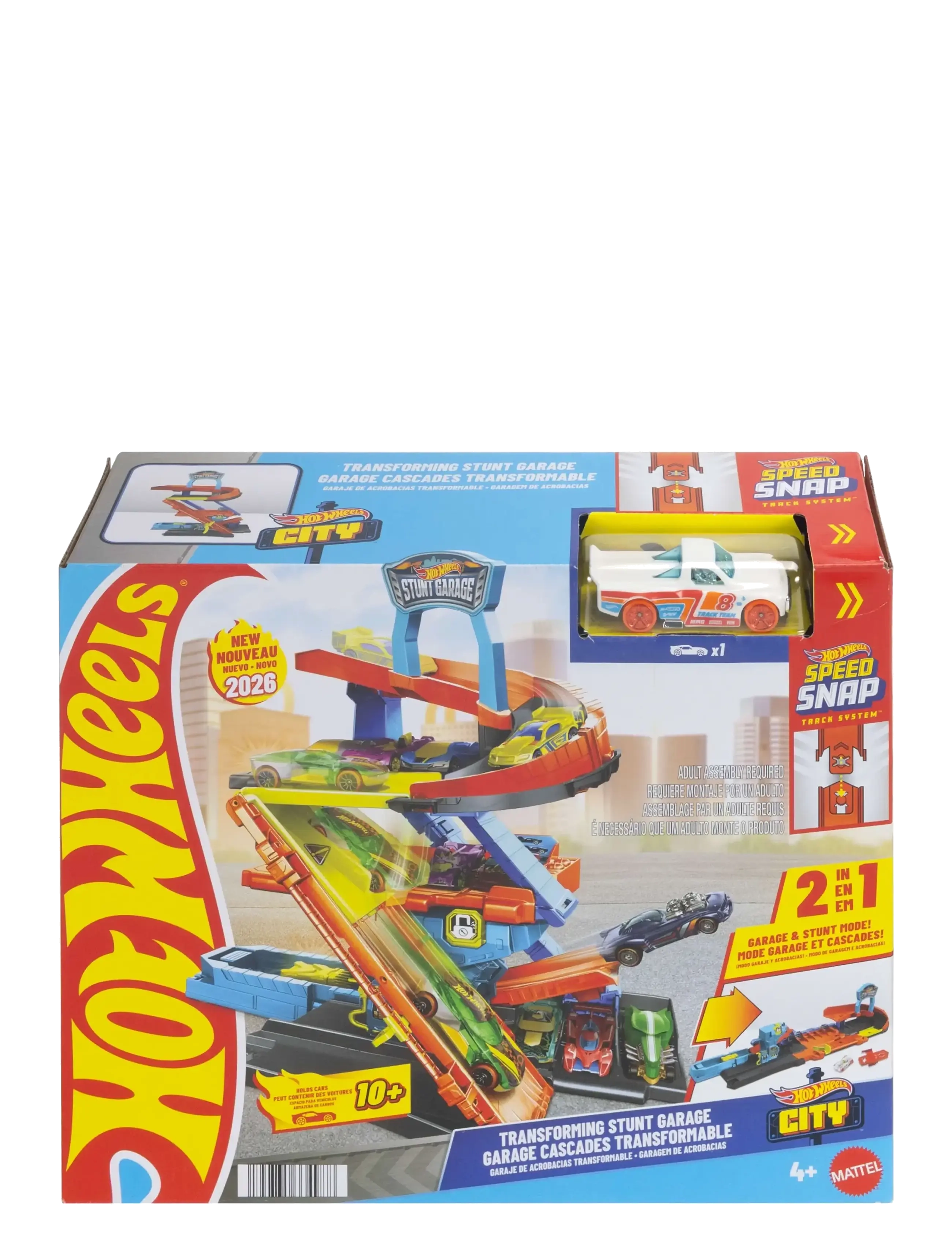 Hot Wheels - City Transforming Stunt Garage - legetøjsgarager - multicolor - 3