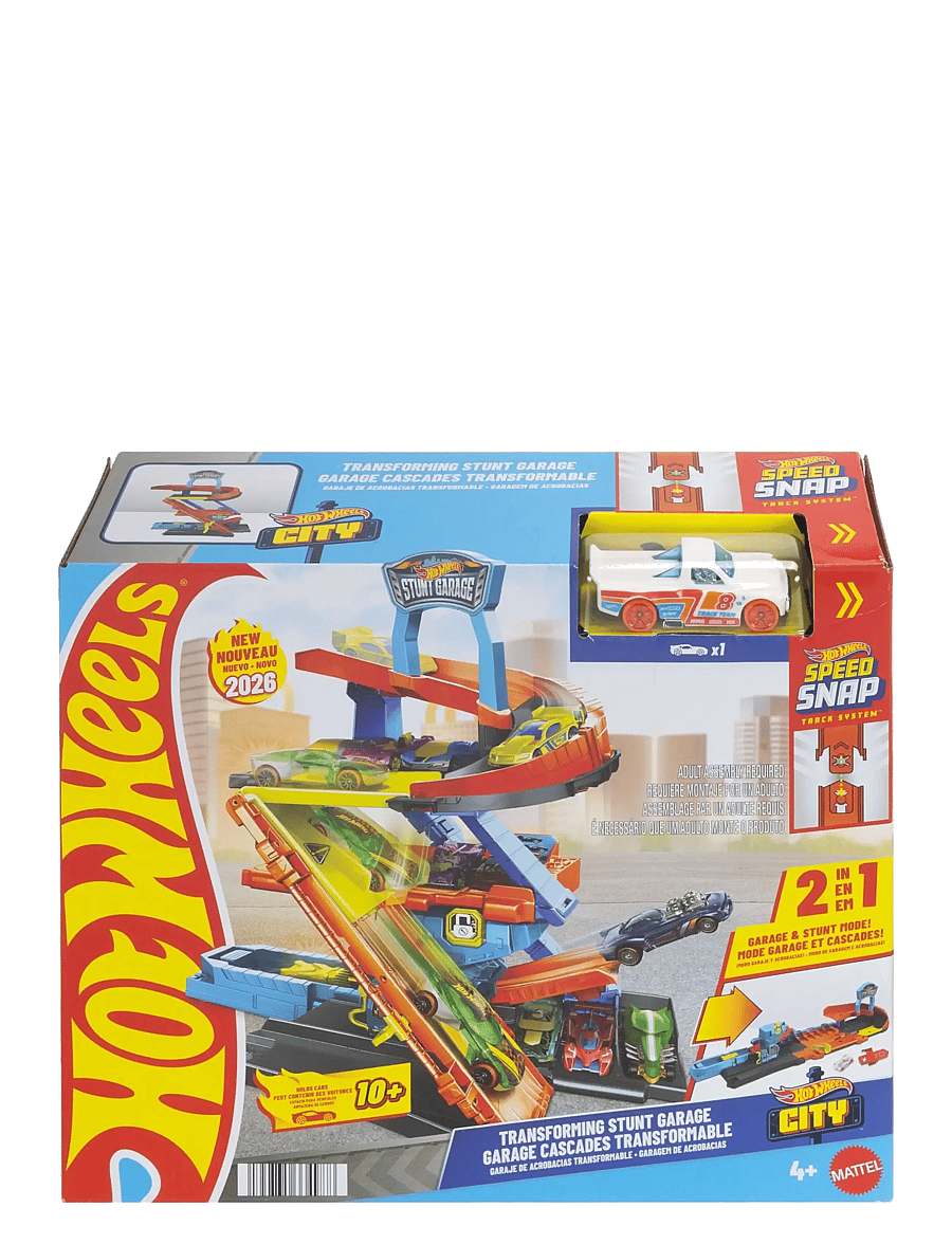 Hot Wheels - City Transforming Stunt Garage - legetøjsgarager - multicolor - 3