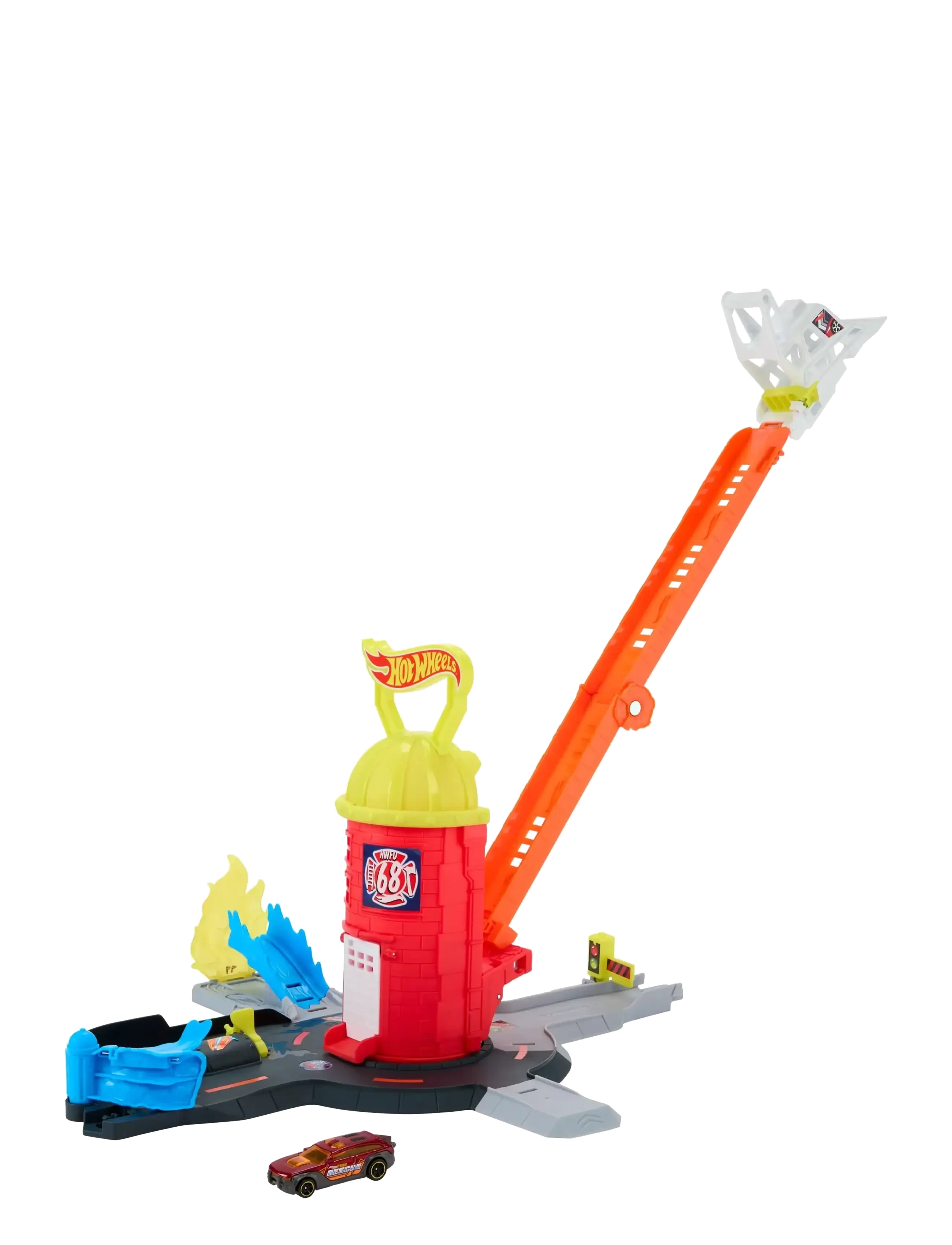 Hot Wheels - City Super Fire Station Rescue - ensembles de jeux - multicolor - 2