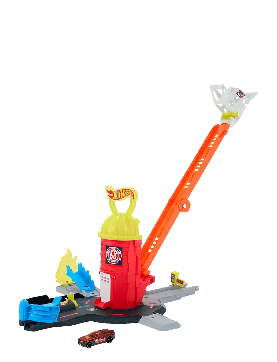 Hot Wheels - City Super Fire Station Rescue - legesæt - multicolor - 2