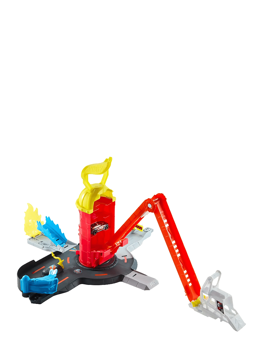Hot Wheels - City Super Fire Station Rescue - legesæt - multicolor - 3
