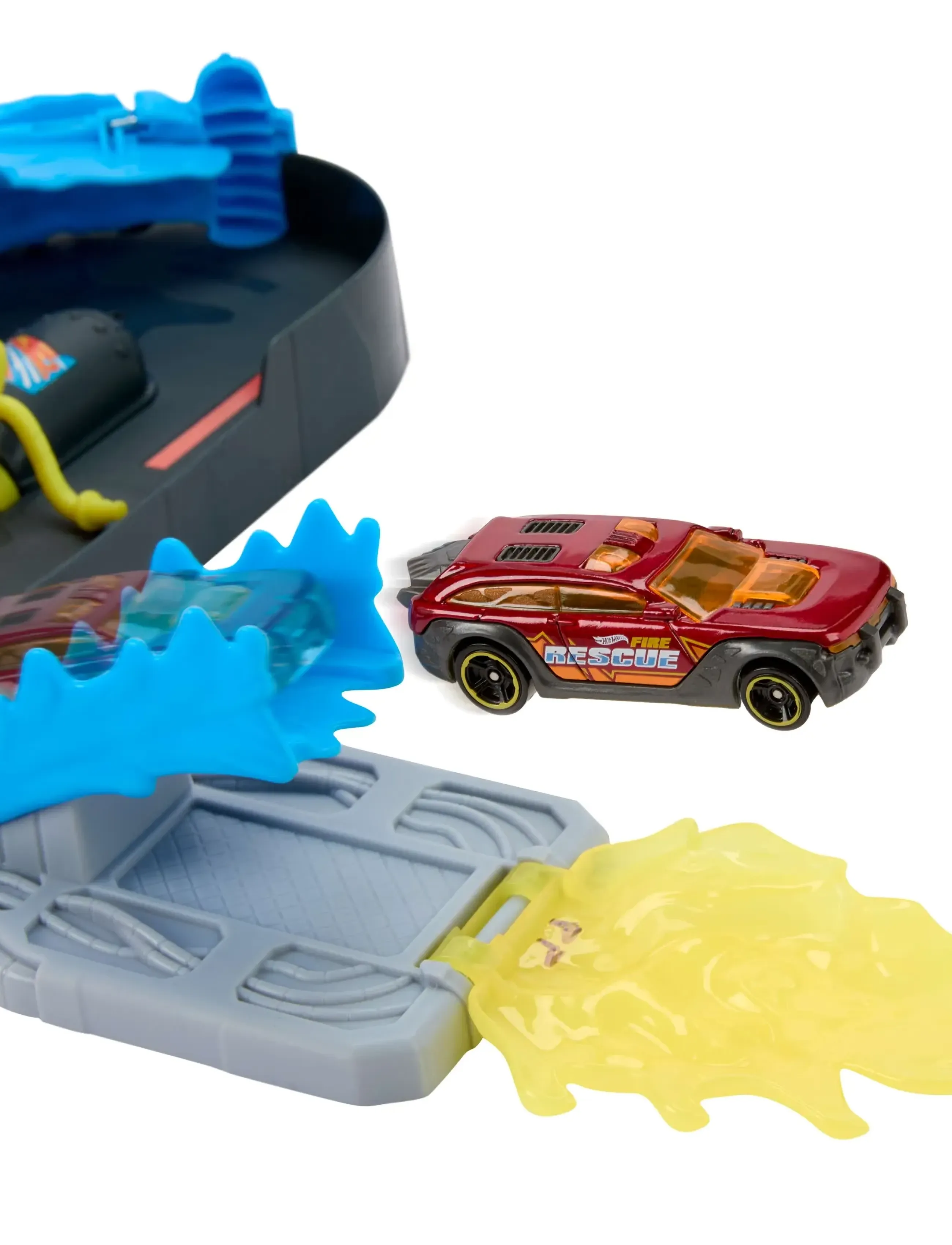 Hot Wheels - City Super Fire Station Rescue - ensembles de jeux - multicolor - 5