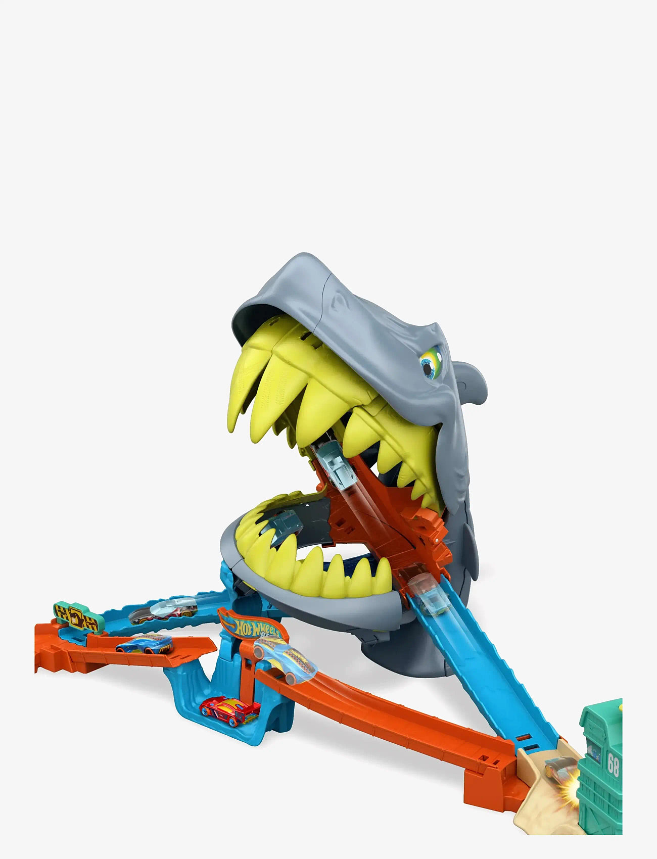 Hot Wheels - City Shark Chomp Beach - legesæt - multicolor - 1