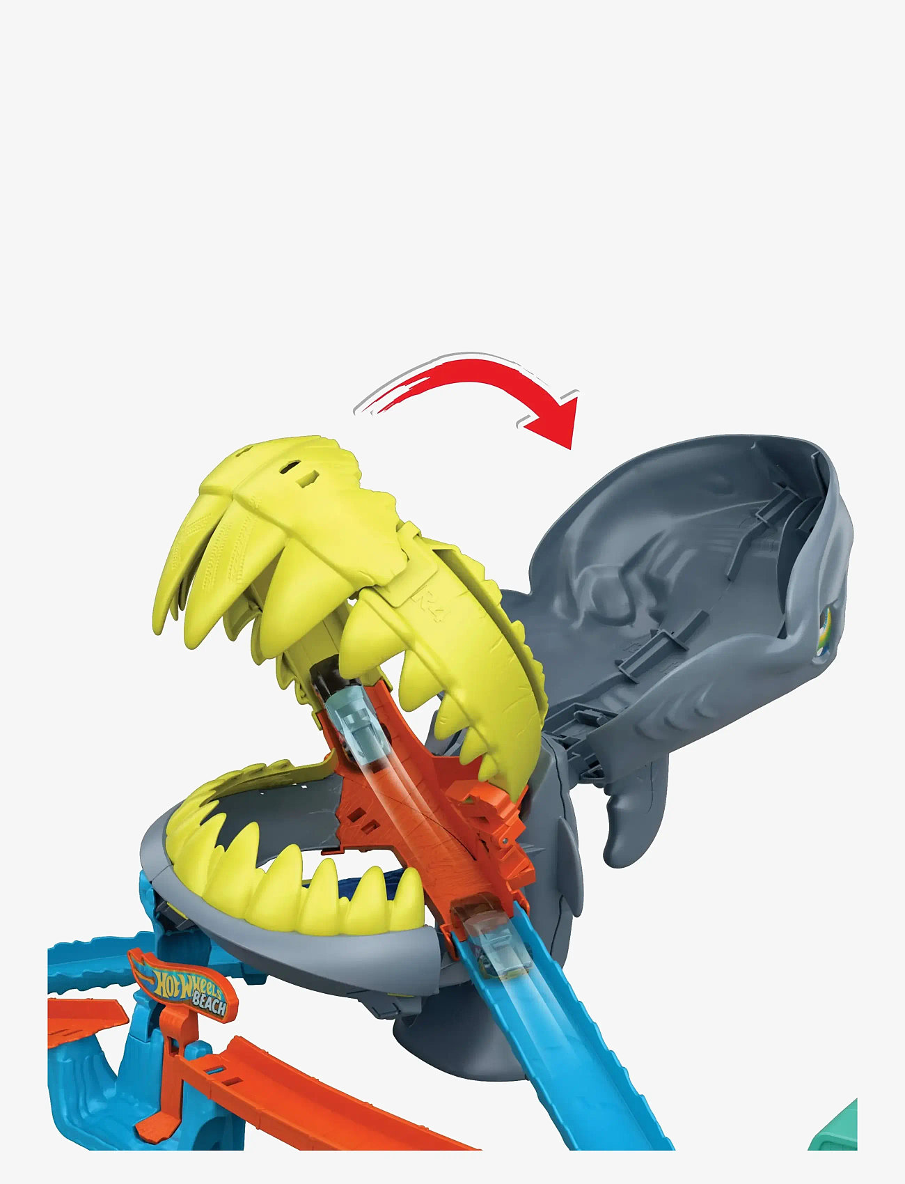 Hot Wheels - City Shark Chomp Beach - legesæt - multicolor - 3