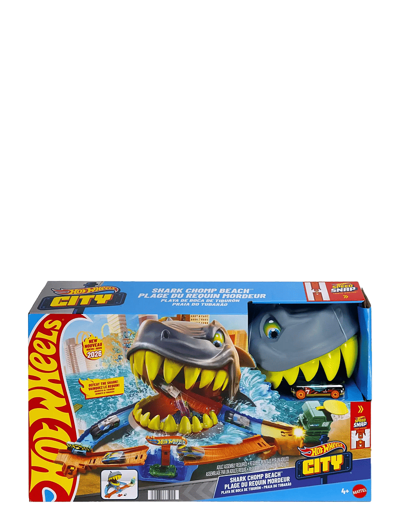 Hot Wheels - City Shark Chomp Beach - rennbahnen - multicolor - 2