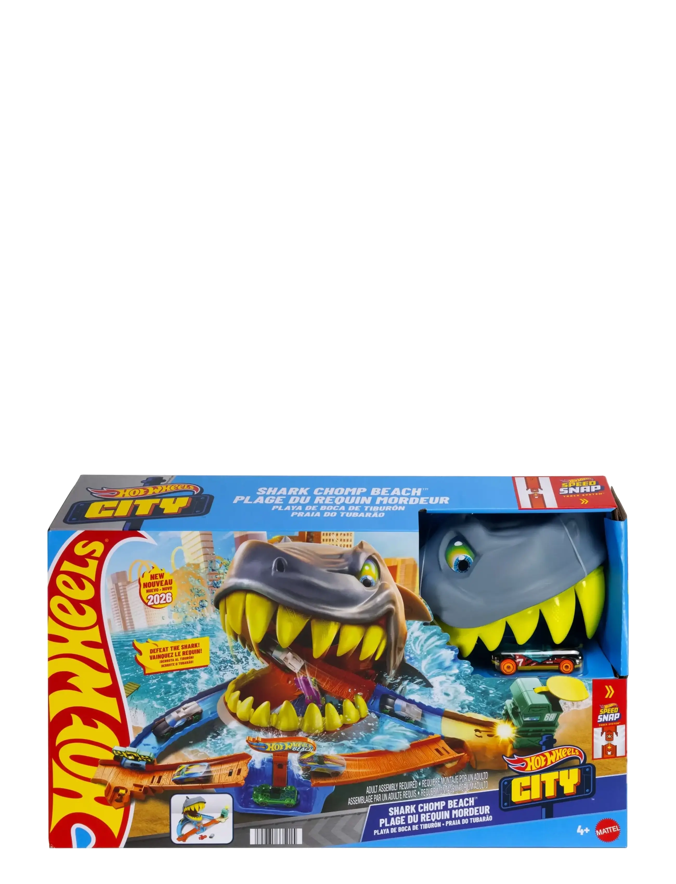 Hot Wheels - City Shark Chomp Beach - rennbahnen - multicolor - 2