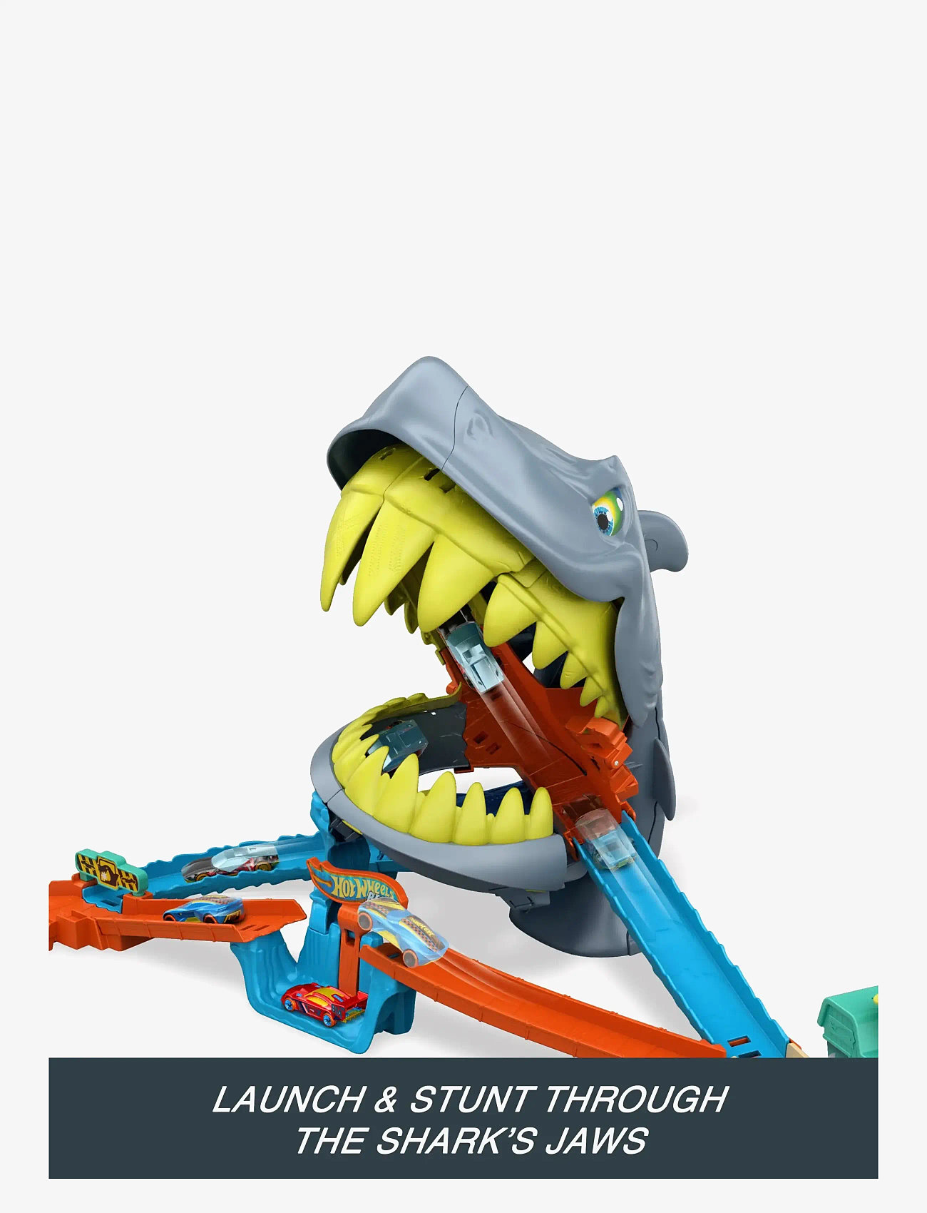 Hot Wheels - City Shark Chomp Beach - legesæt - multicolor - 5
