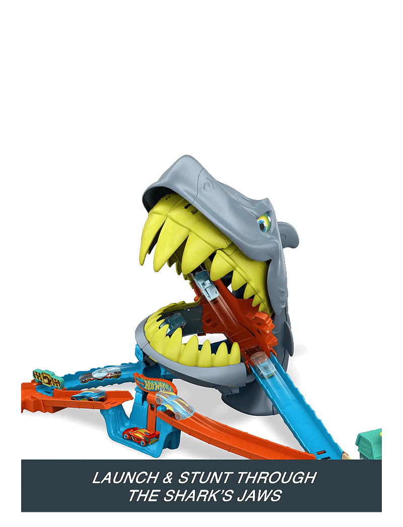 Hot Wheels - City Shark Chomp Beach - rennbahnen - multicolor - 3