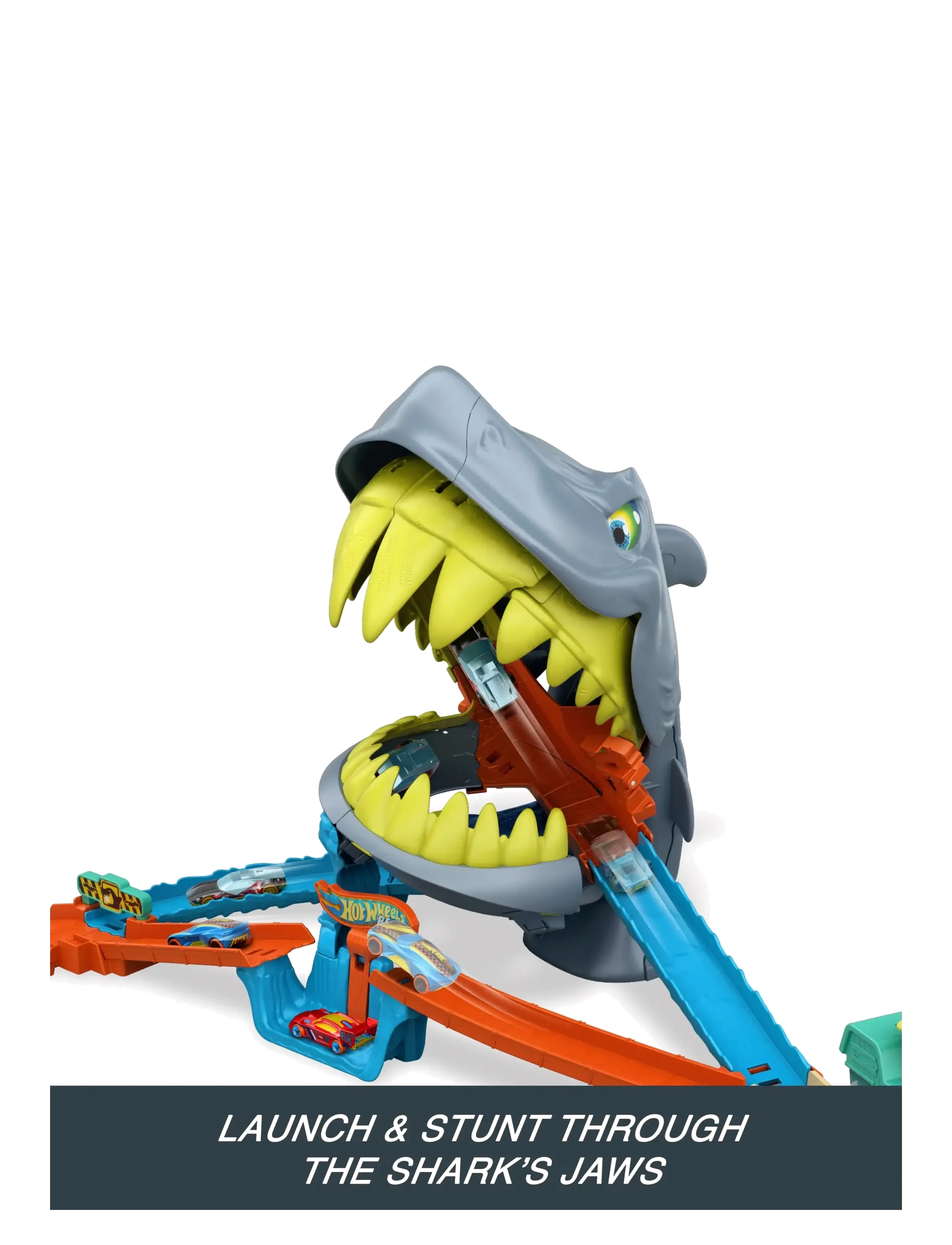 Hot Wheels - City Shark Chomp Beach - rennbahnen - multicolor - 3