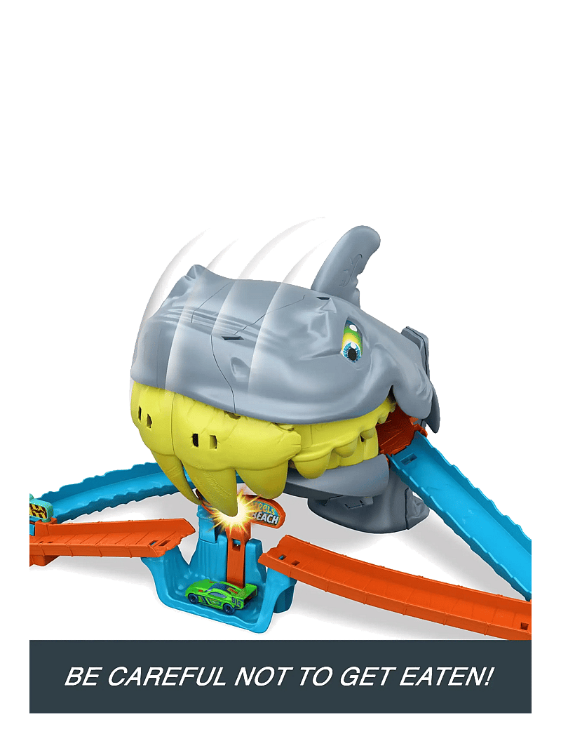 Hot Wheels - City Shark Chomp Beach - rennbahnen - multicolor - 4