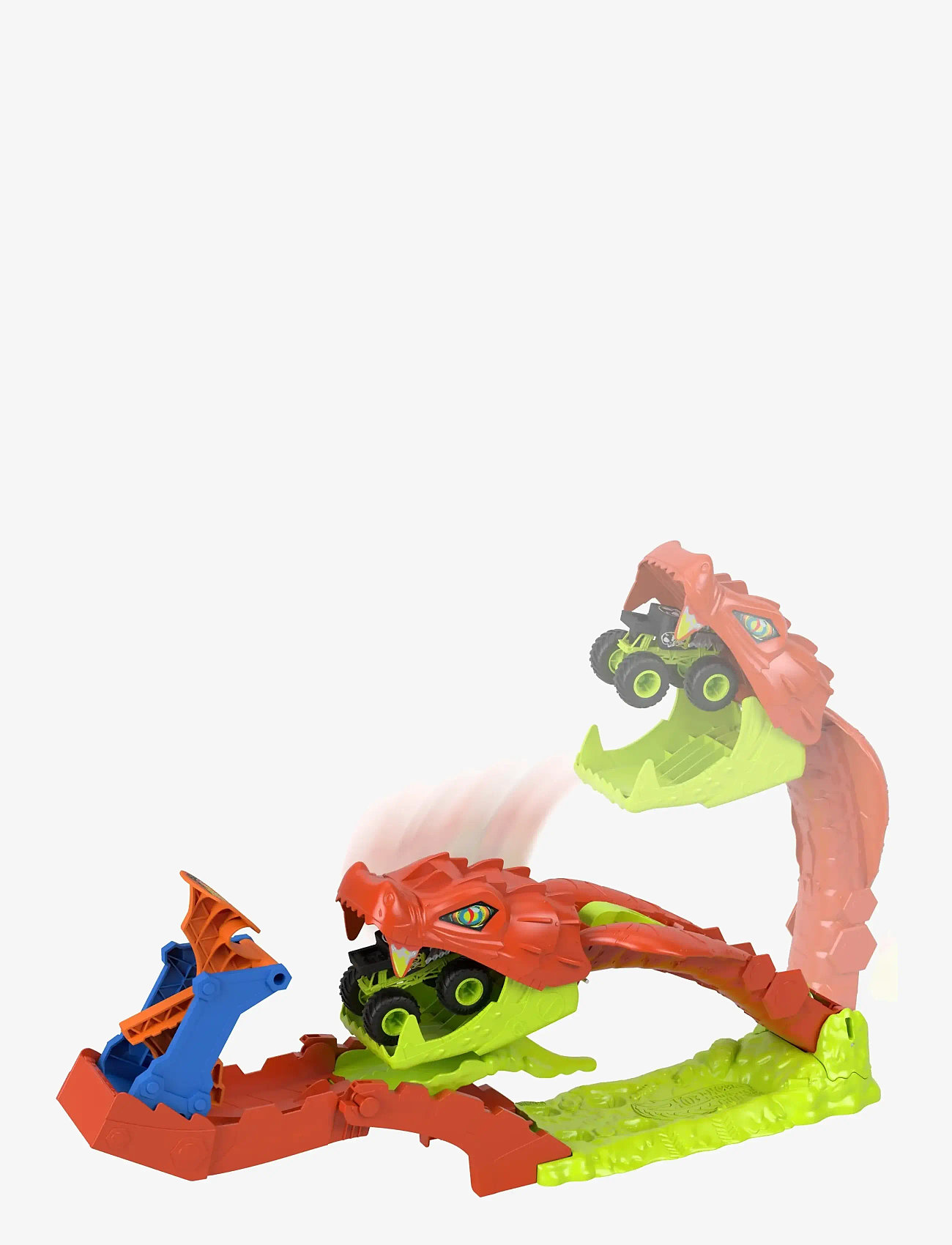 Hot Wheels - Monster Trucks Monstertrucks SLA DE SLANG KNOCK-OUT Speelset - racerbaner - multicolor - 1